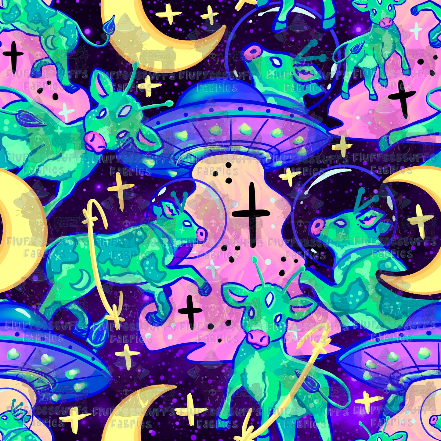 Alien Hex Cows B