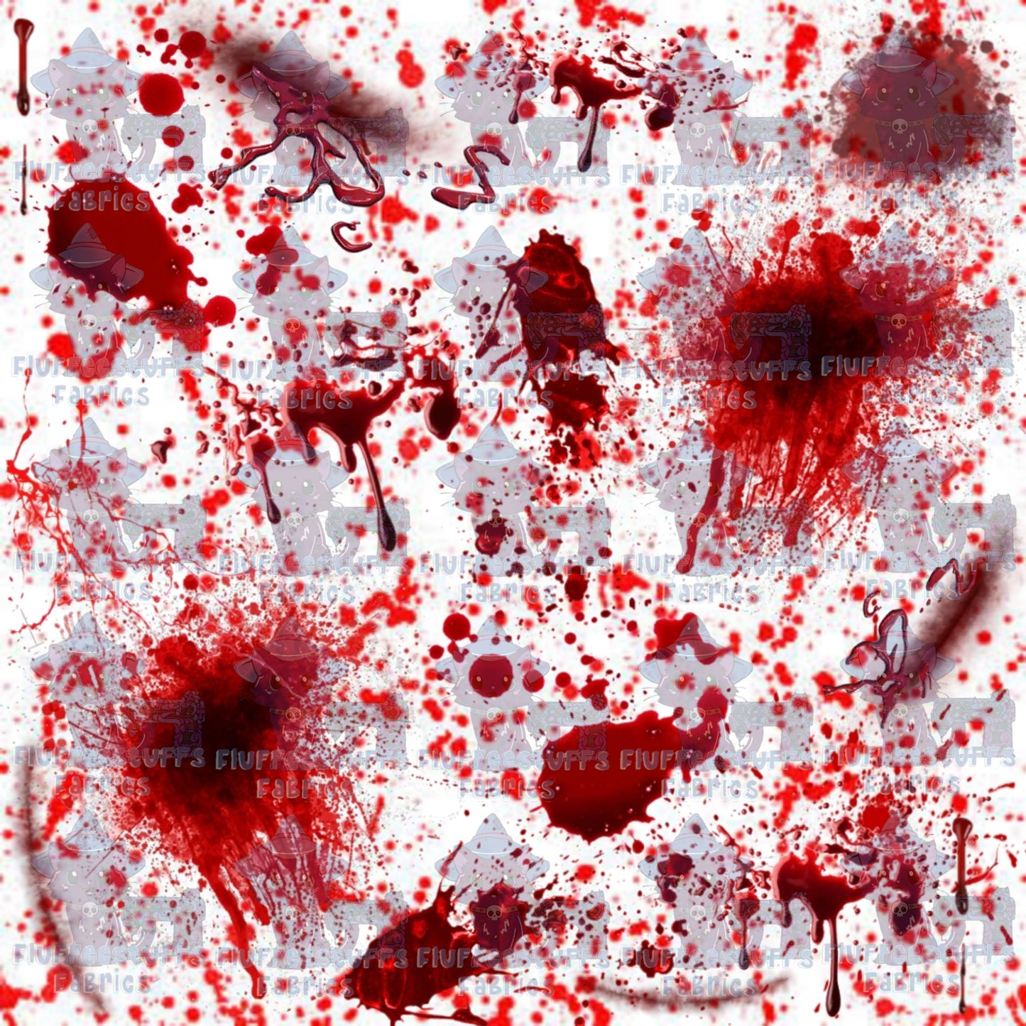 Blood Splatter FSF White