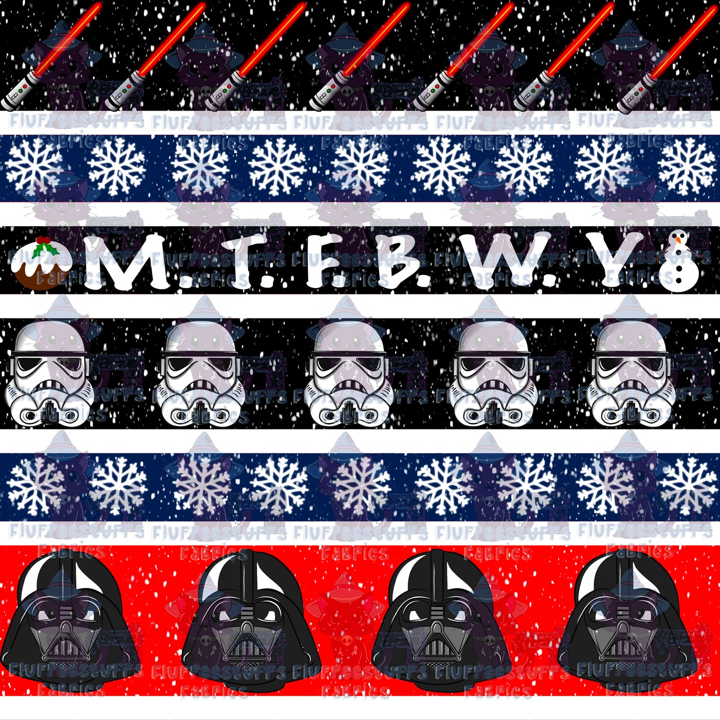 Christmas Sweater Space Wars Dark Side