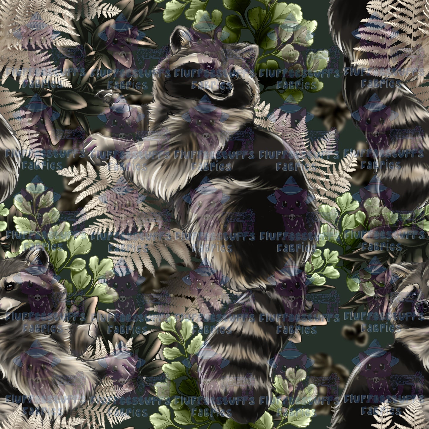 Citrus Critters Raccoon Green