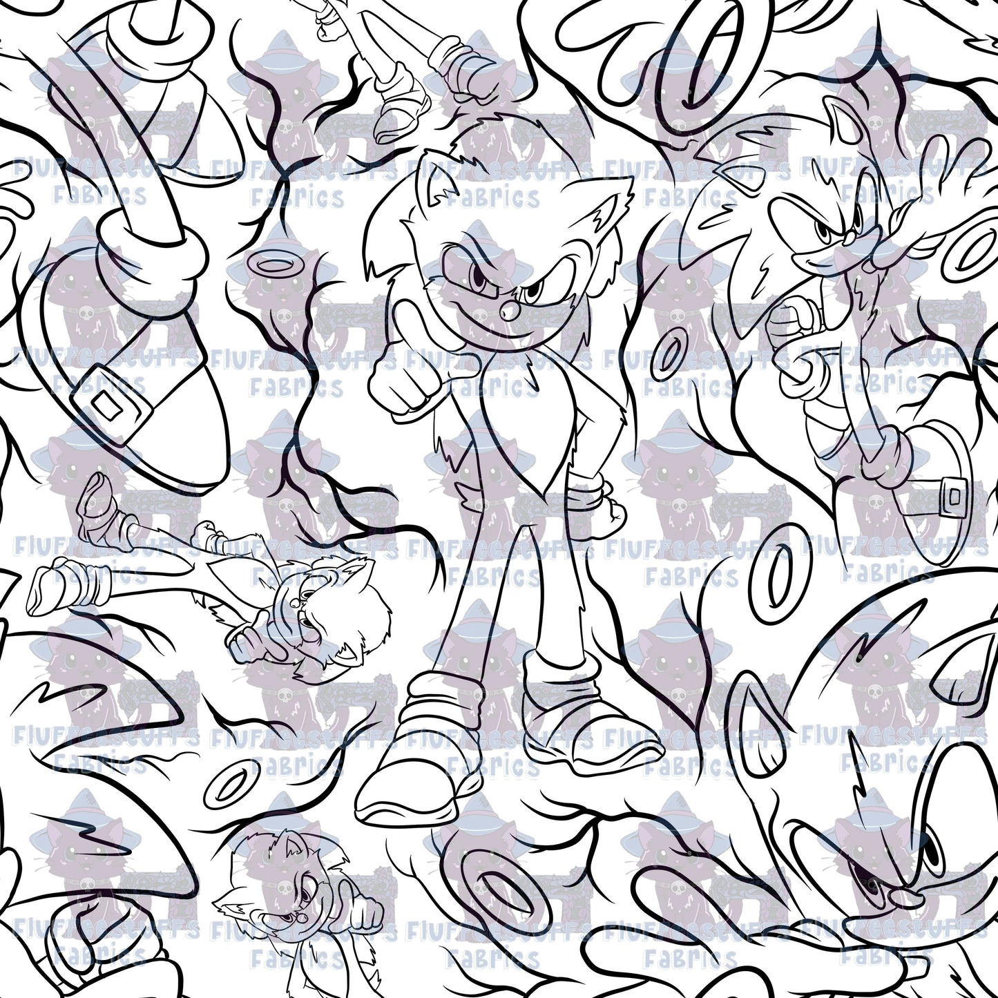 Color Me Speedy Hedgehog