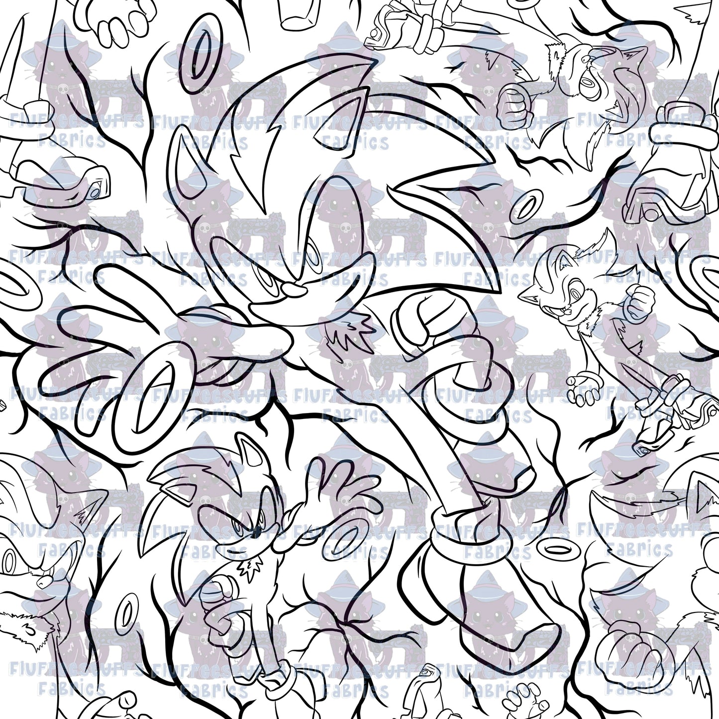 Color Me Speedy Hedgehog Friends
