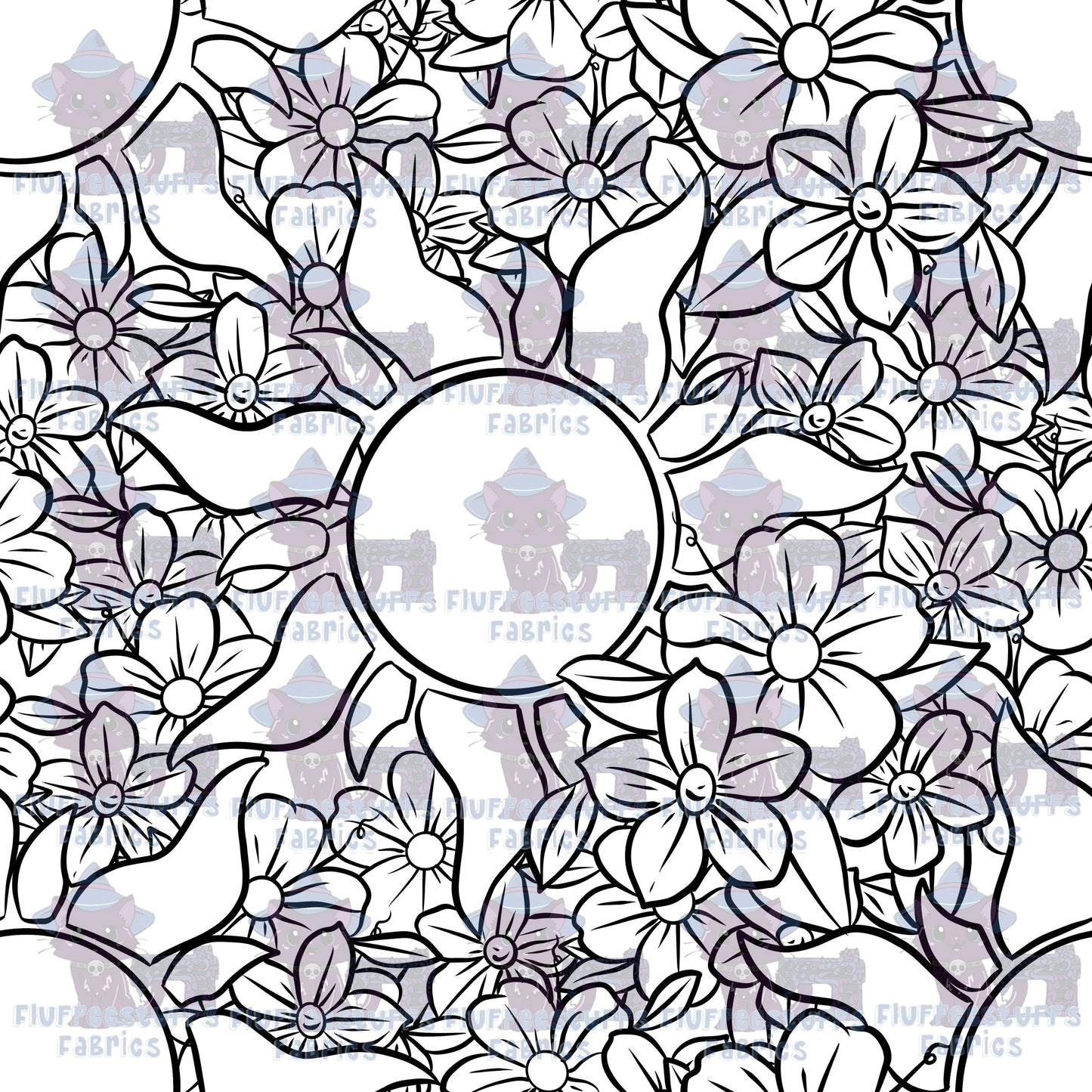 Color Me Sun and Flowers