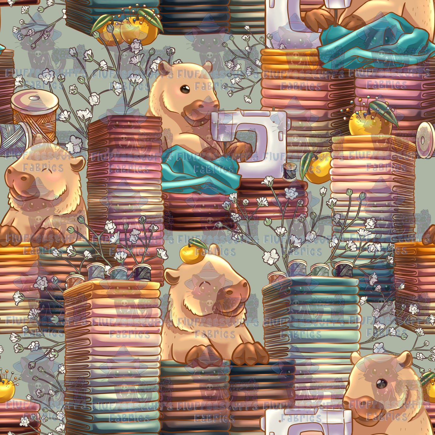 Crafty Creatures Capybara Seamstress