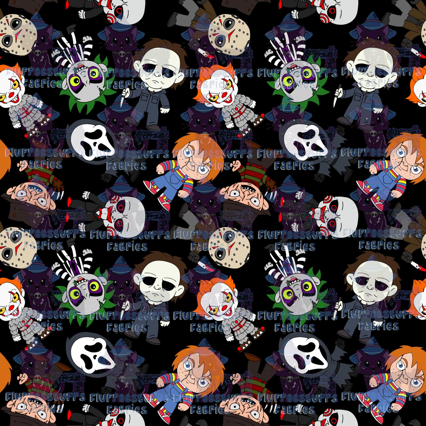 Dark cutesy horror crew