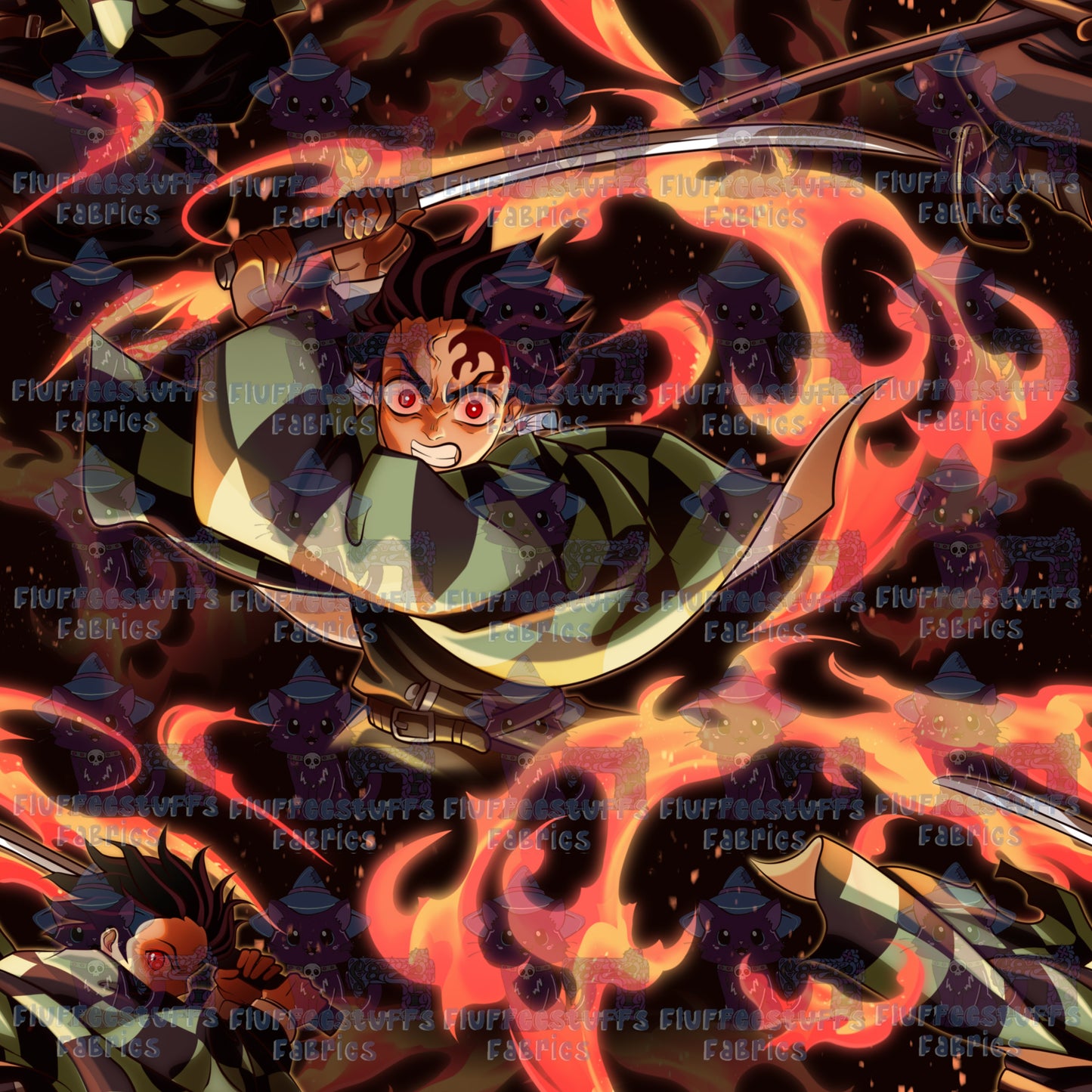 Demon Killers Flaming Hero