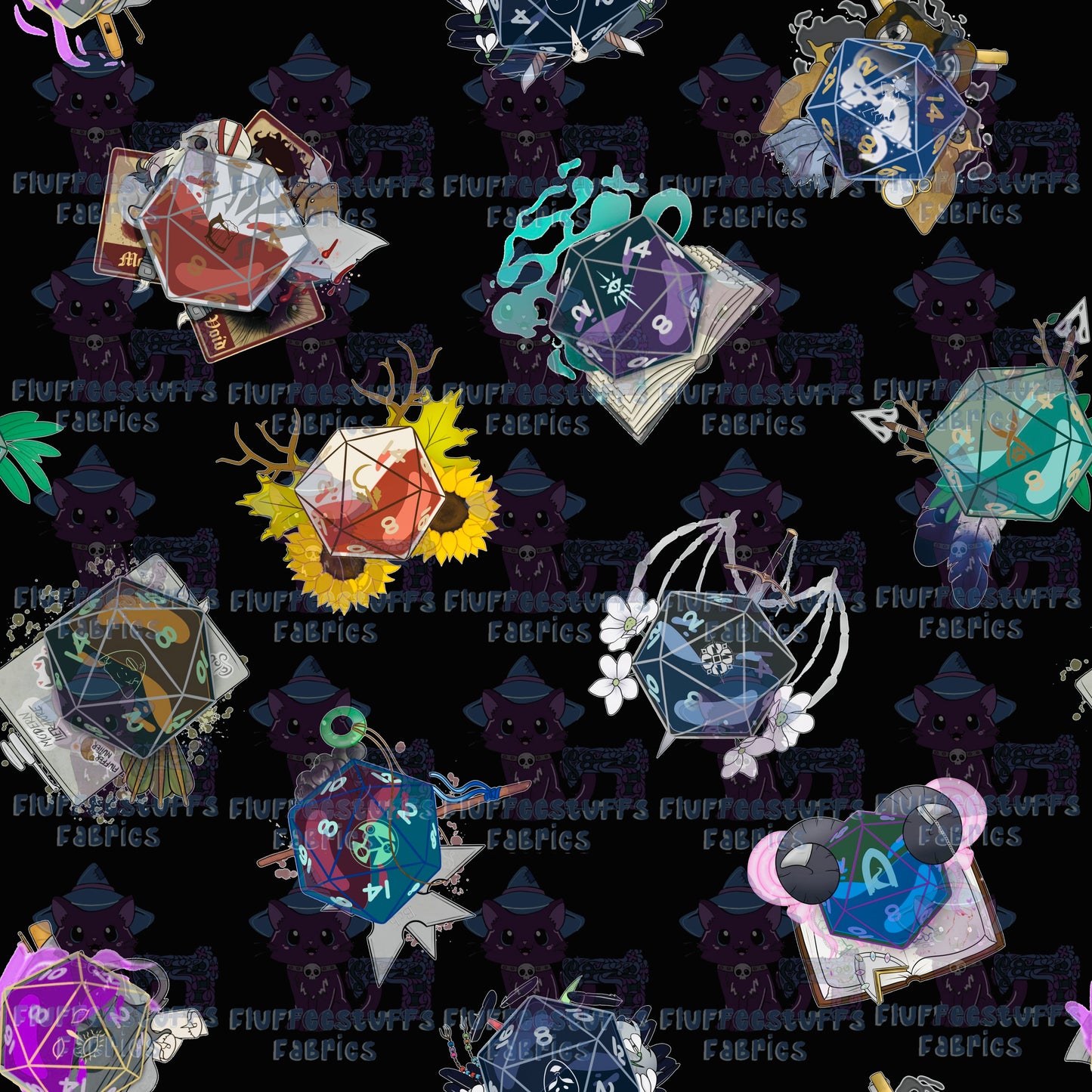 Dice Character Toss Night