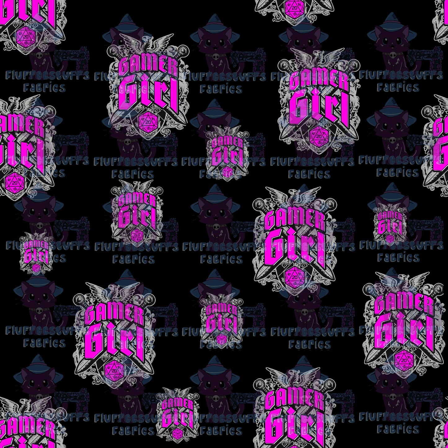 Dice Gamer Girl Pink