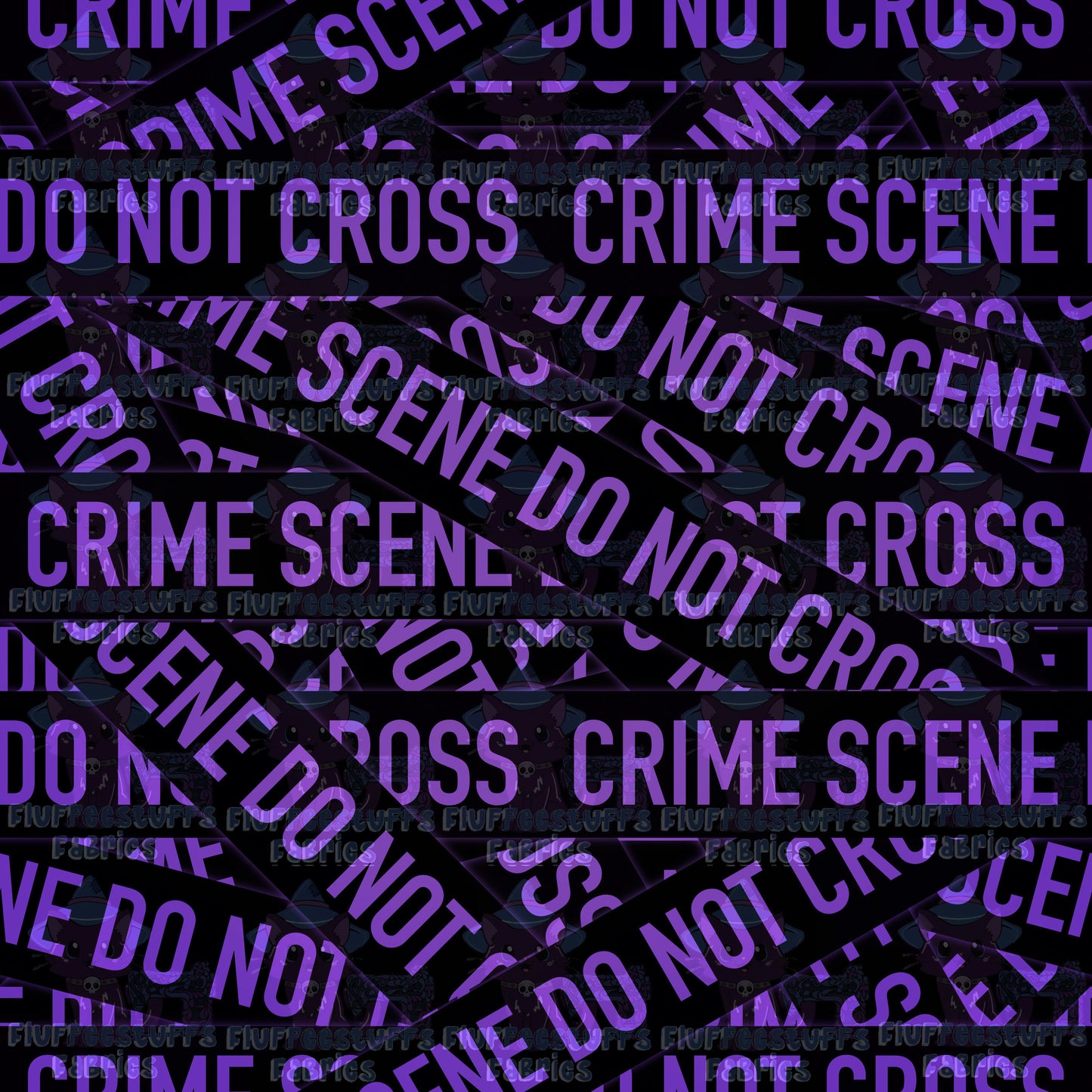Do Not Cross Purple