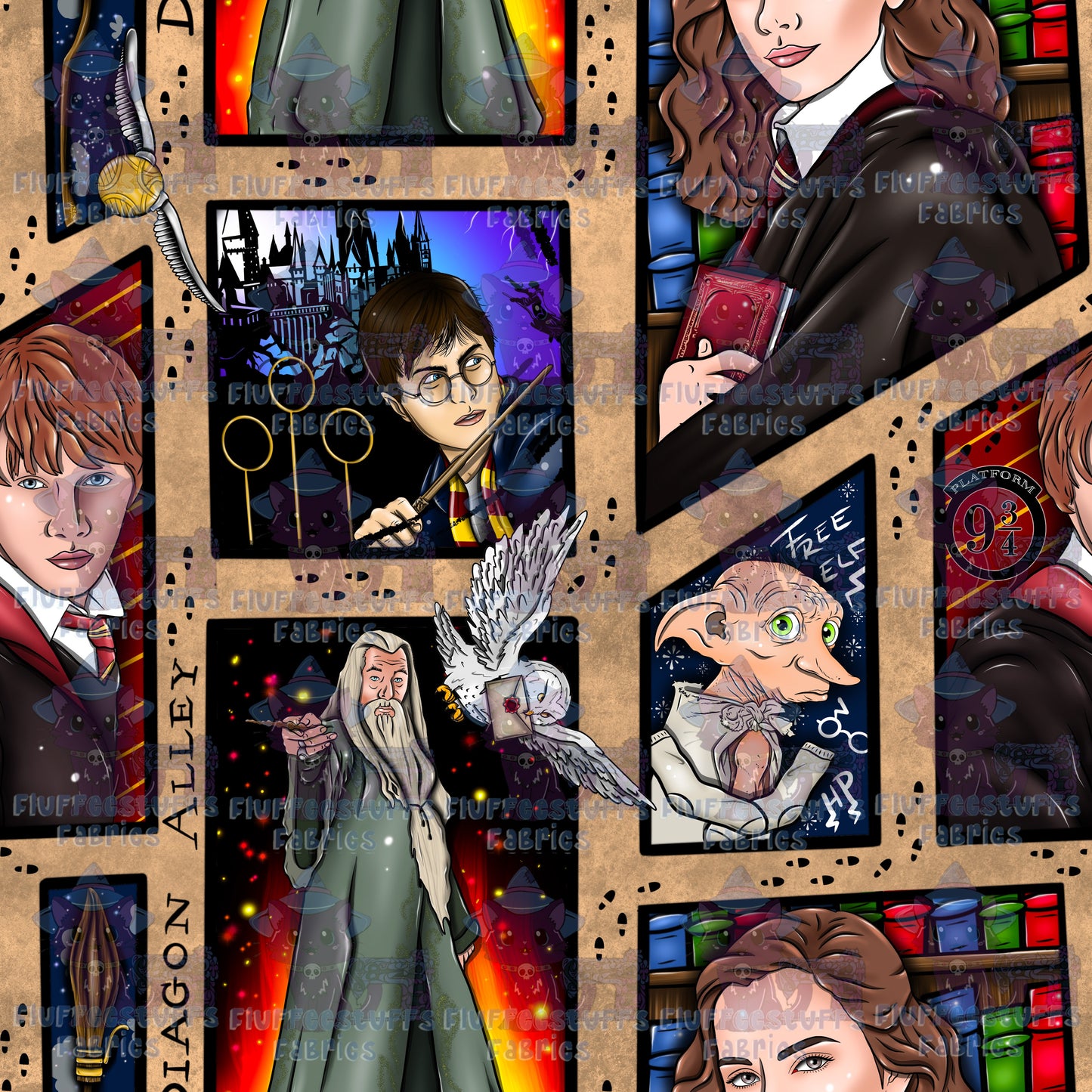 Famous Wizards Untouchable Quilt_