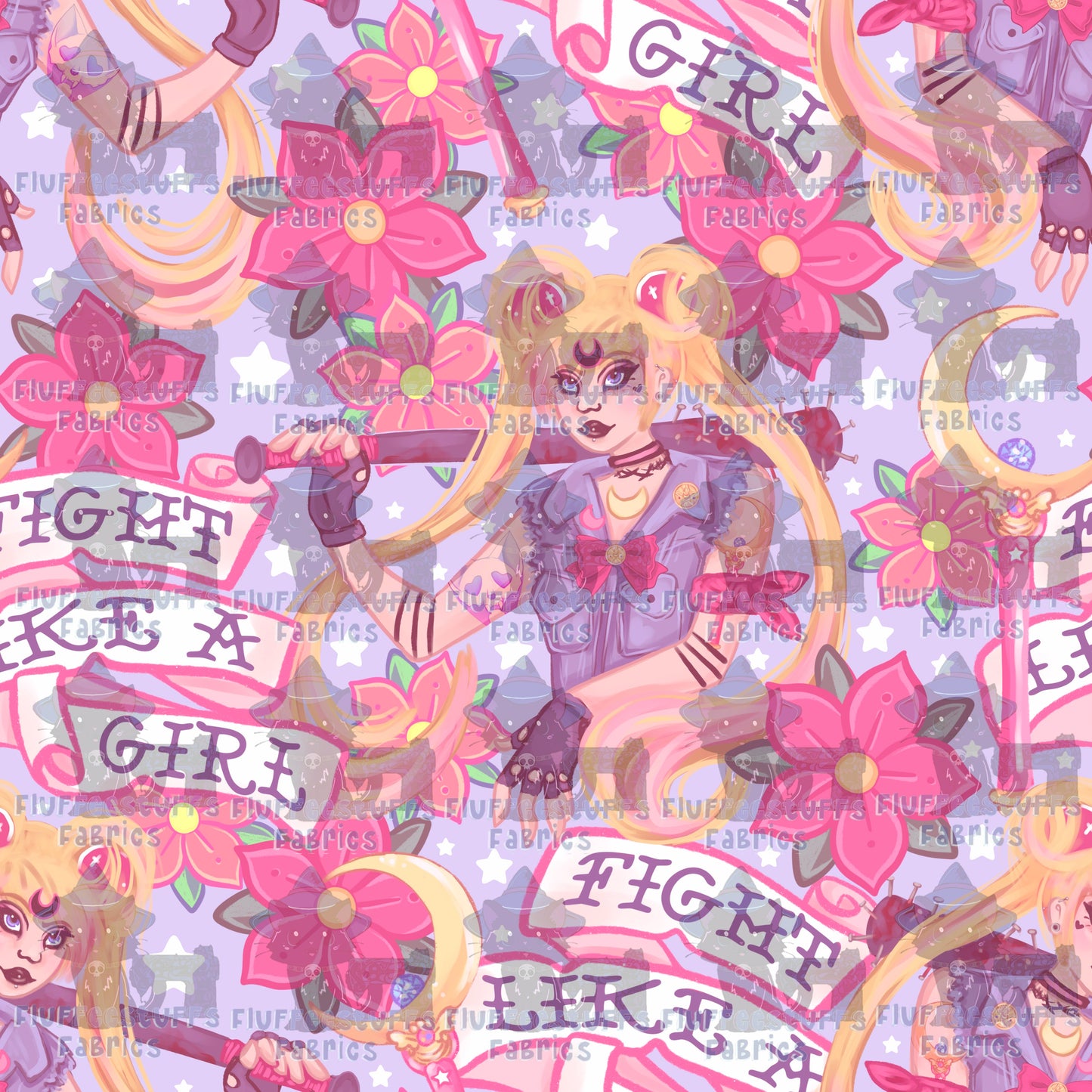 Hex Fight Like A Girl Pastel