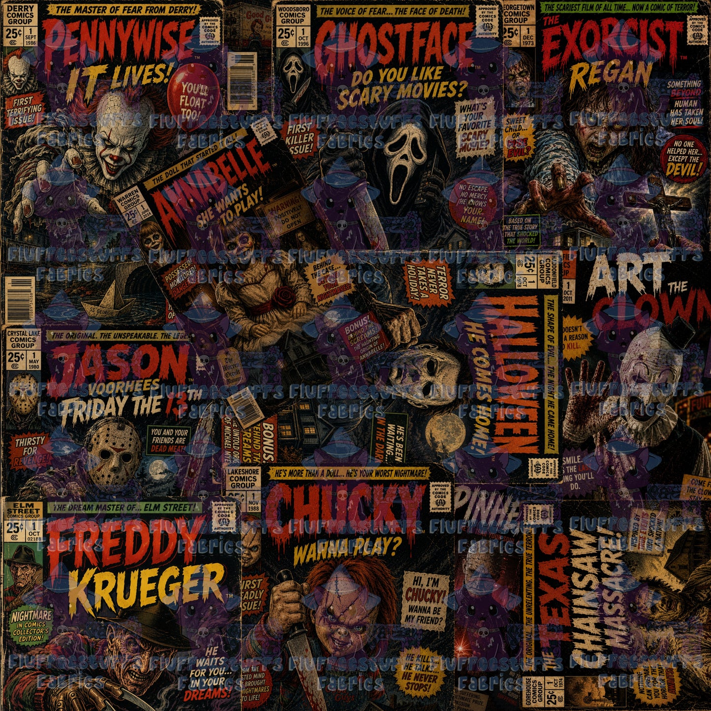 Horror Comic Stack_