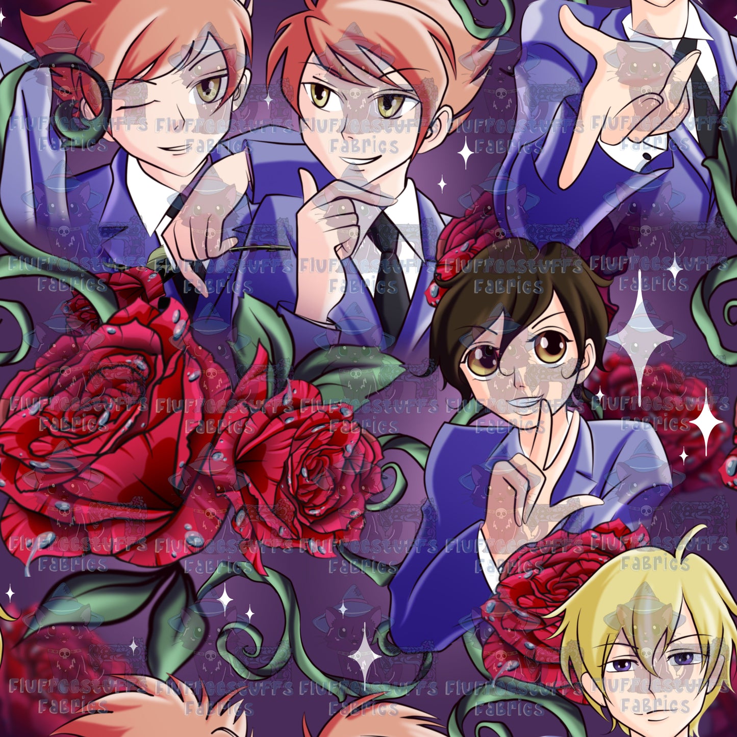 Host Club Character Floral B