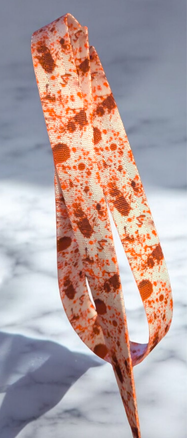 Bloody White 1in Webbing