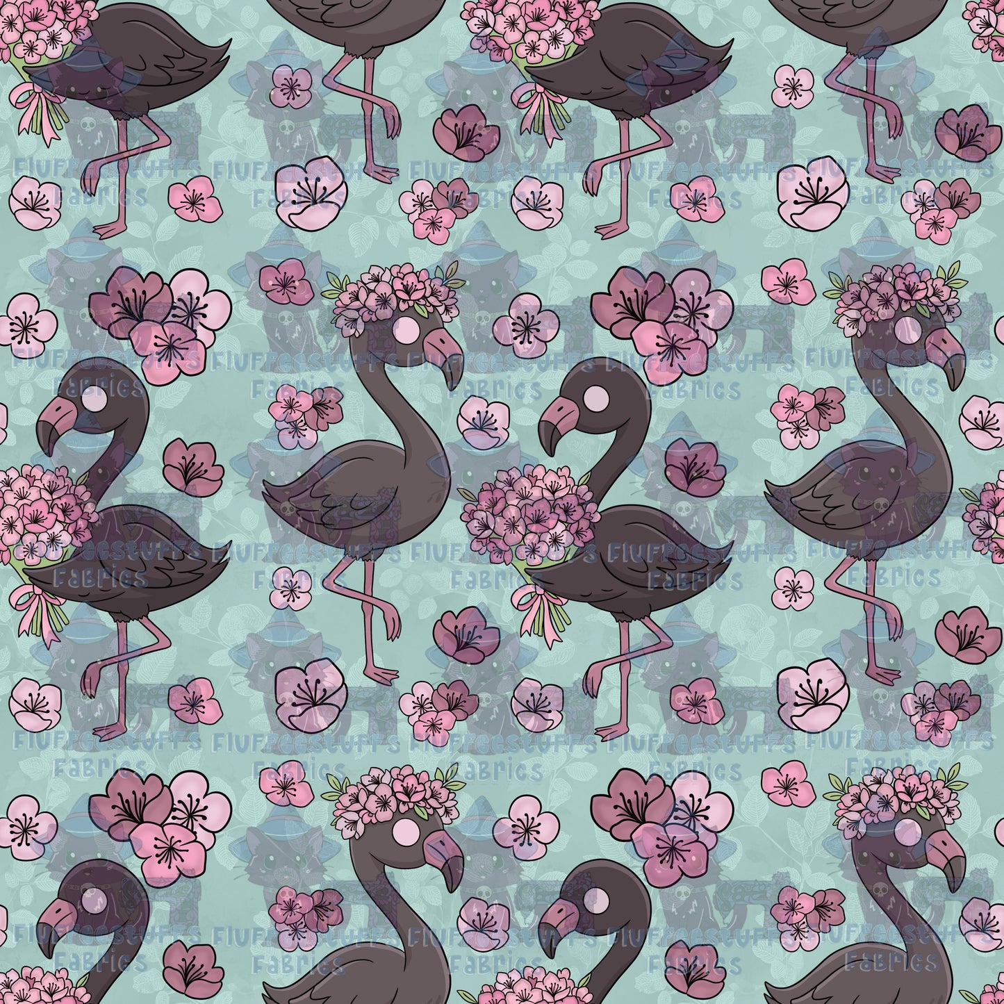 Jerry Chronicles Flower Flamingo C
