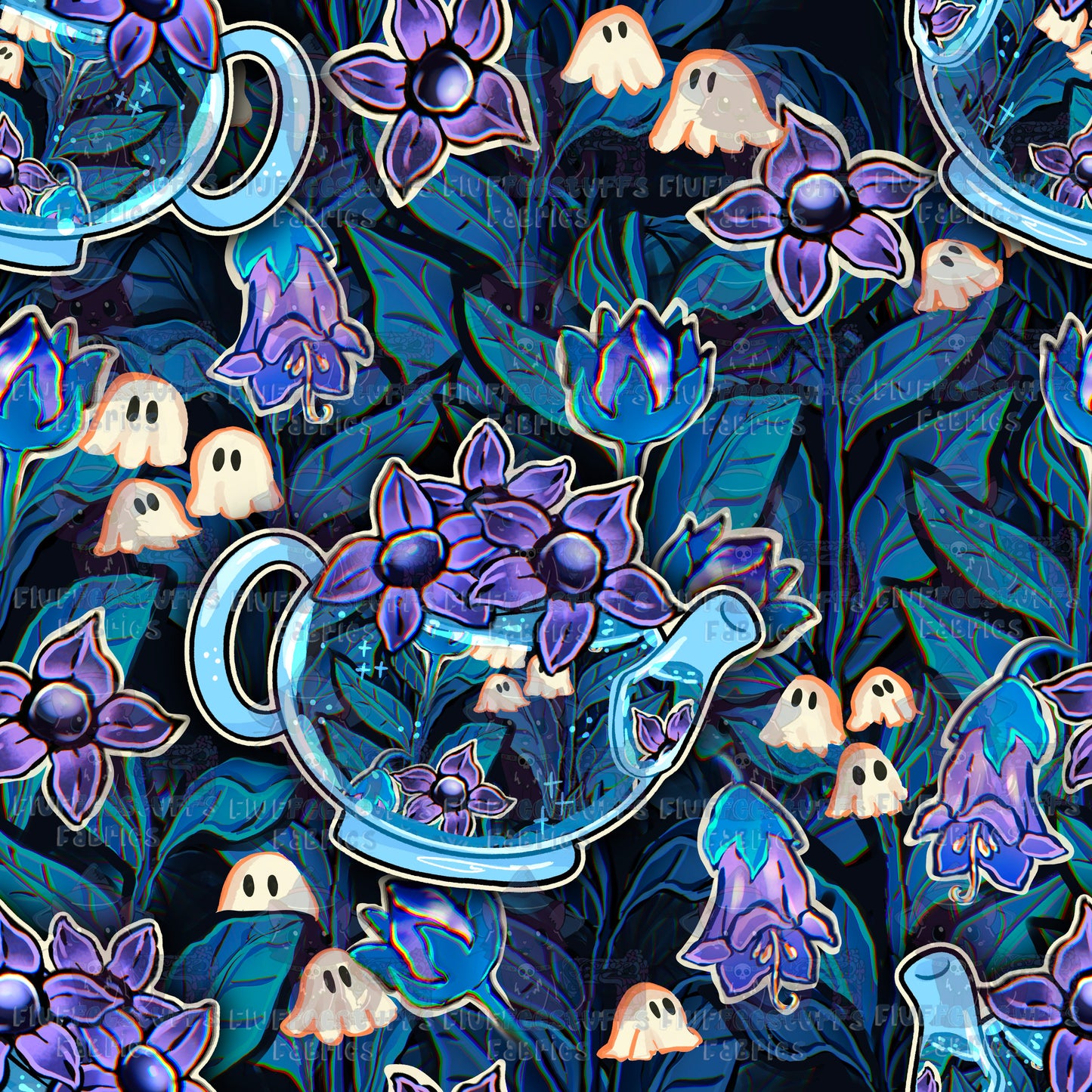 Nightshade Garden Teapot_
