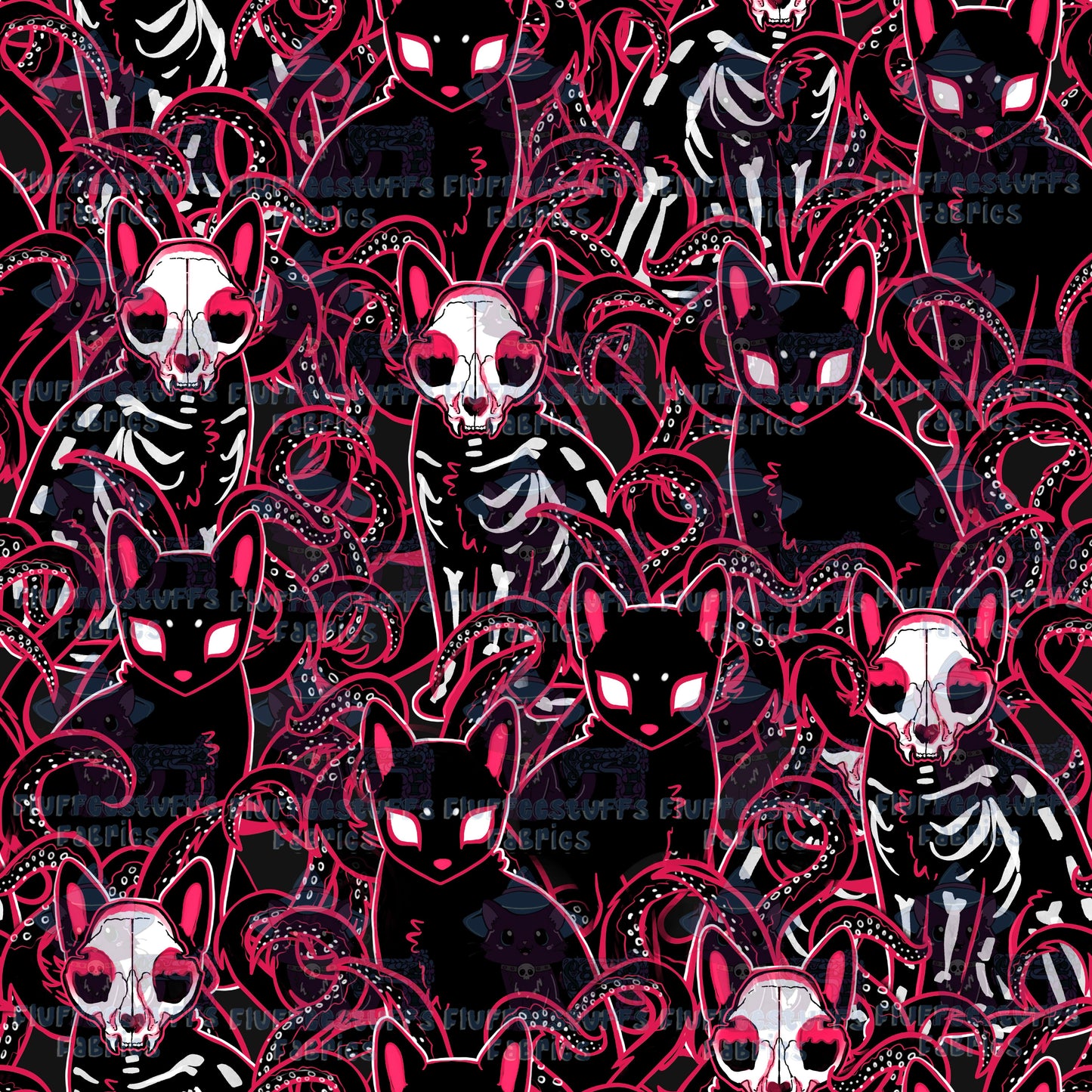 Oblivion Kitty Crimson