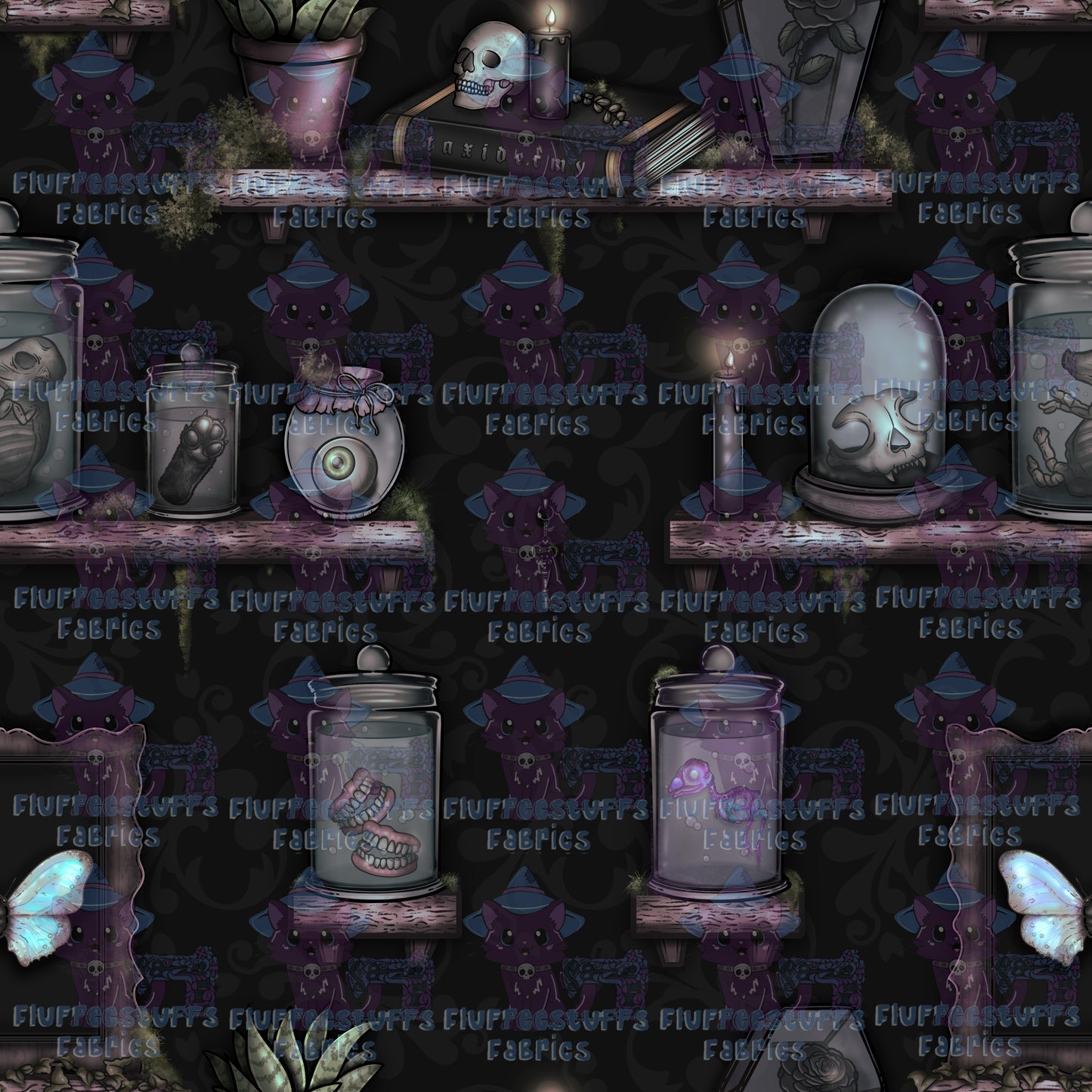 Oddities Library Shelves A