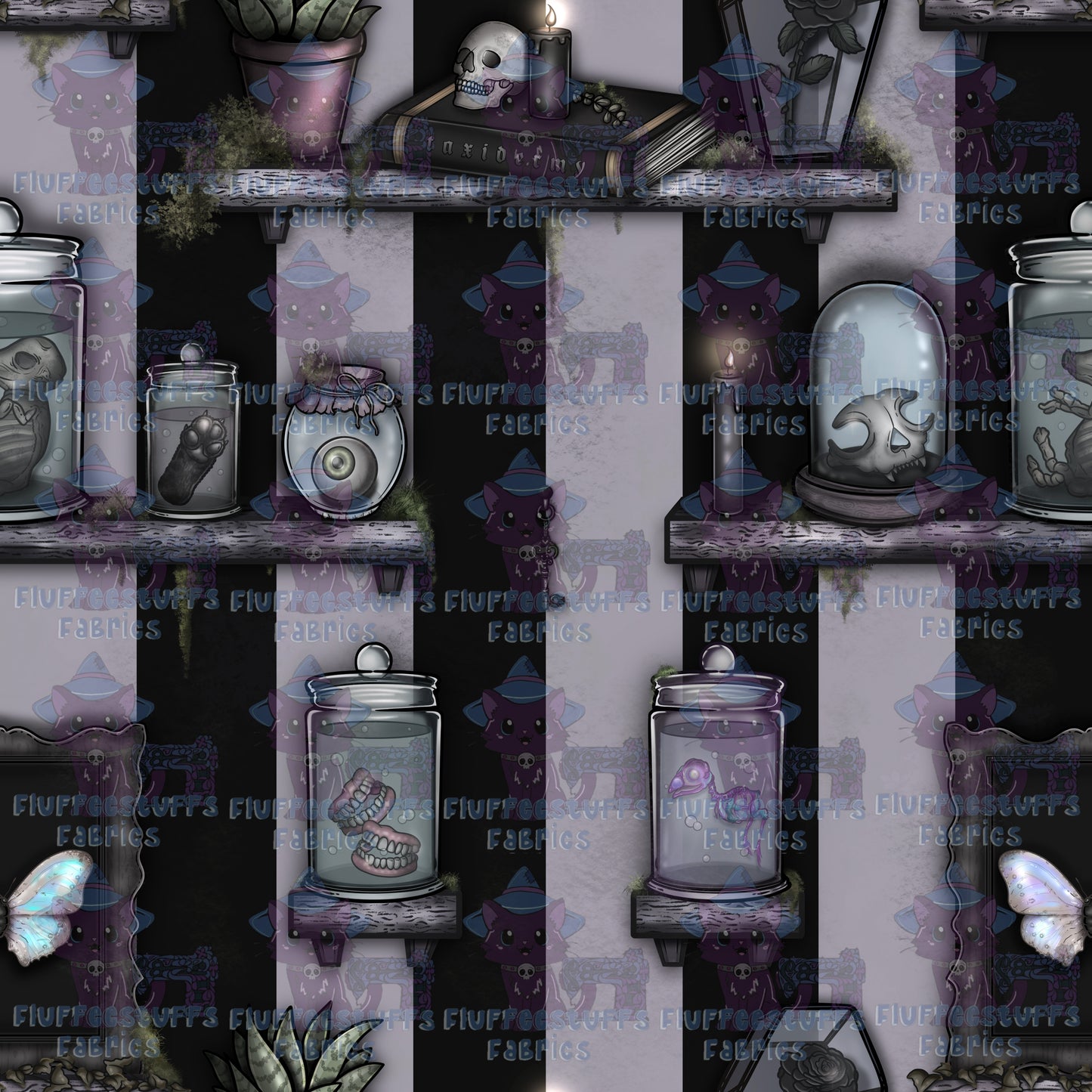 Oddities Library Shelves B_