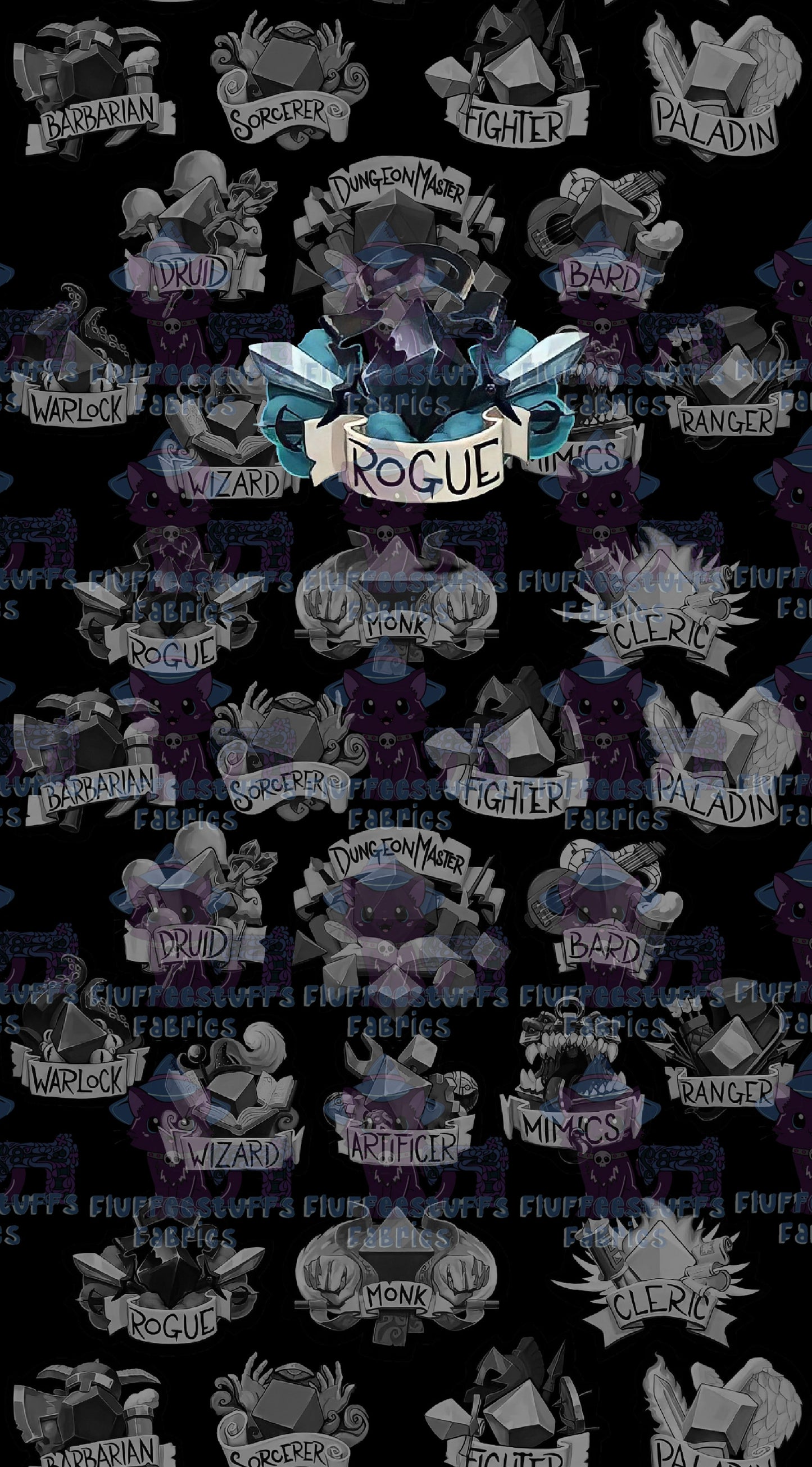 Panel DnD Rogue Black