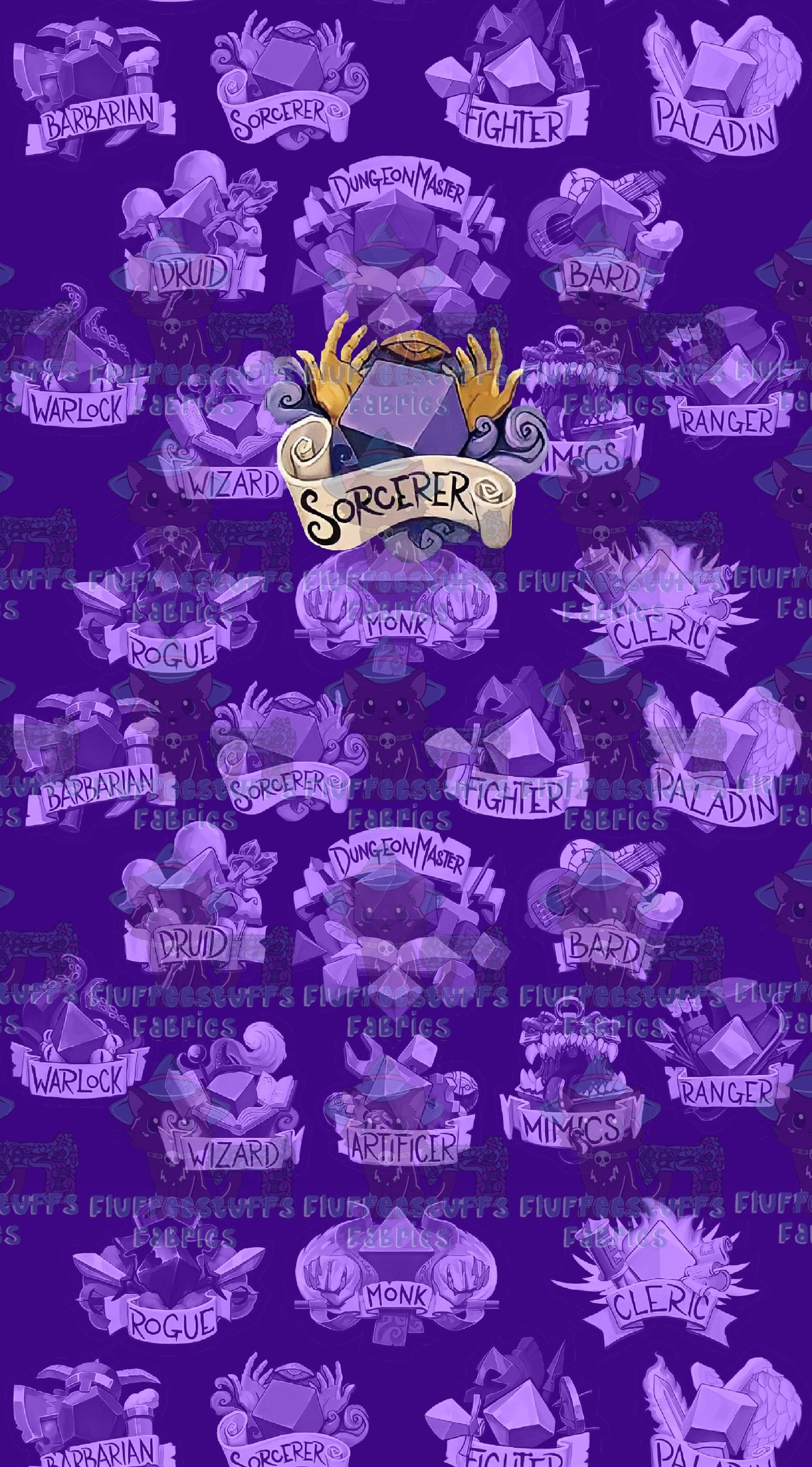 Panel DnD Sorcerer Purple