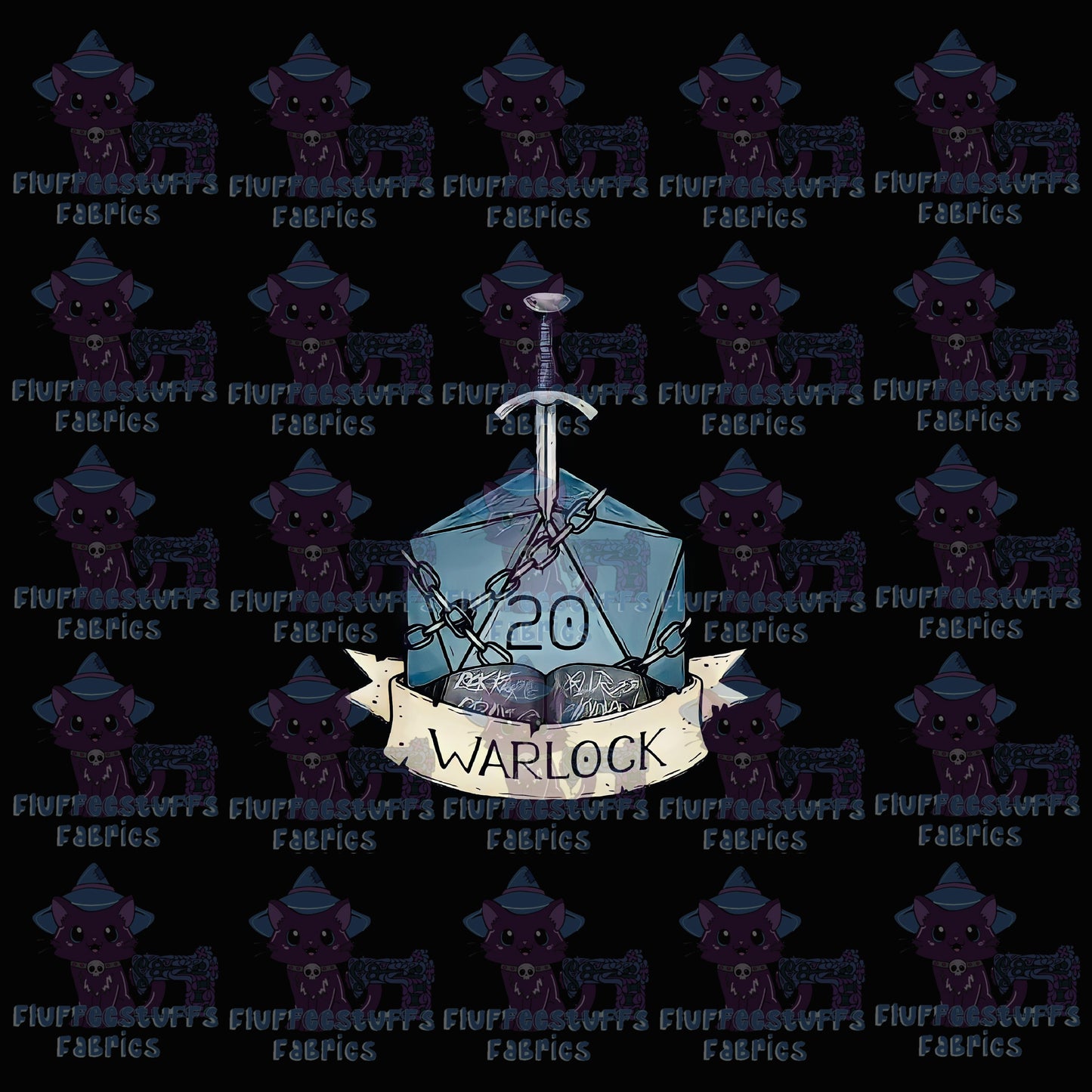 Panel DnD Warlock Dice