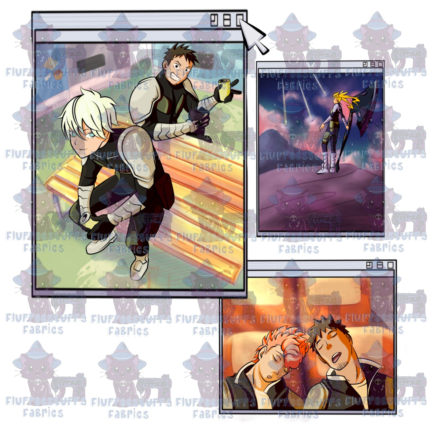 Panel Kaiju Polaroid B