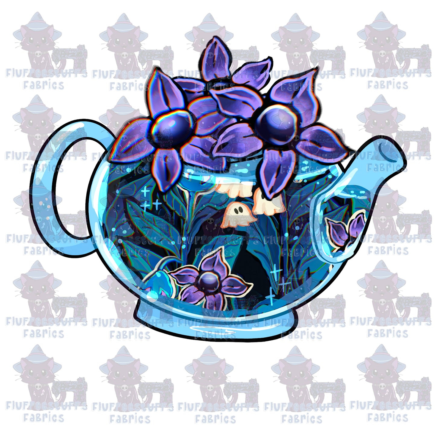 Panel Nightshade Teapot