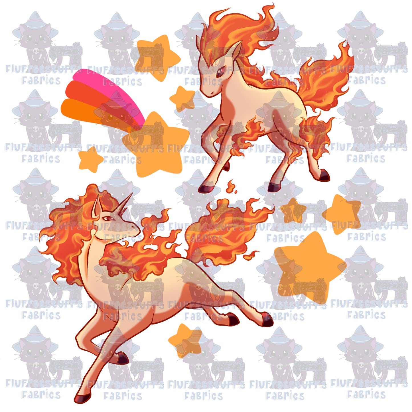 Panel Pocket Pal OG Fire Horses