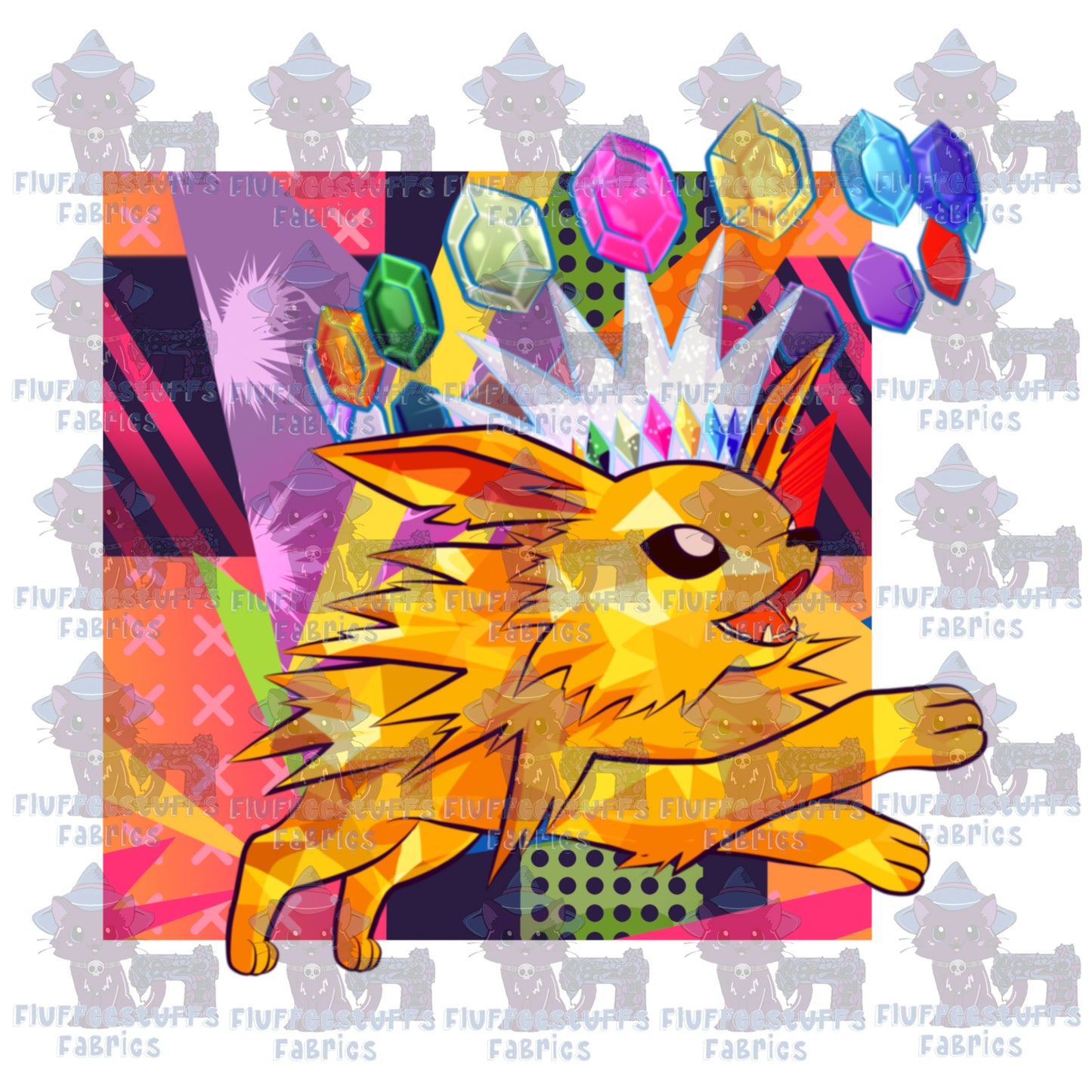 Panel Pocket Pals Crystal Fox Electric