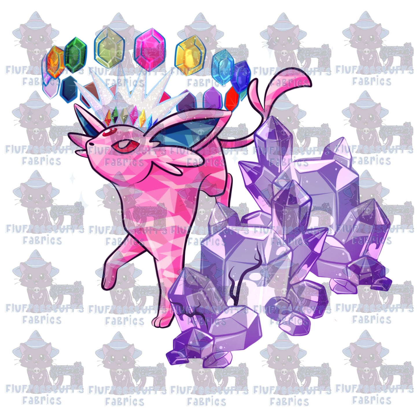 Panel Pocket Pals Crystal Fox Psychic