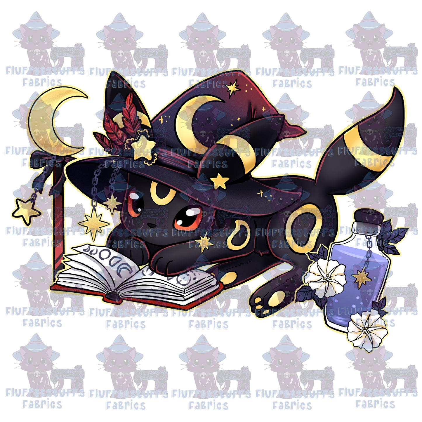 Panel Pocket Pals Witchy Fox Lunar