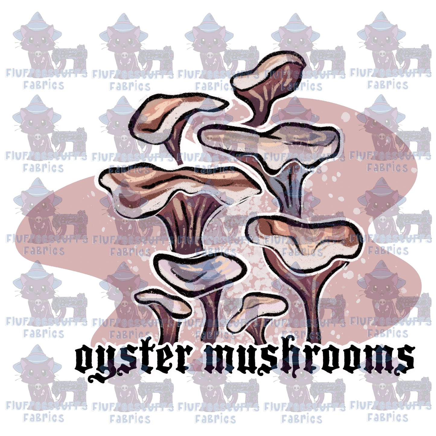 Panel Vintage Mushroom Oyster