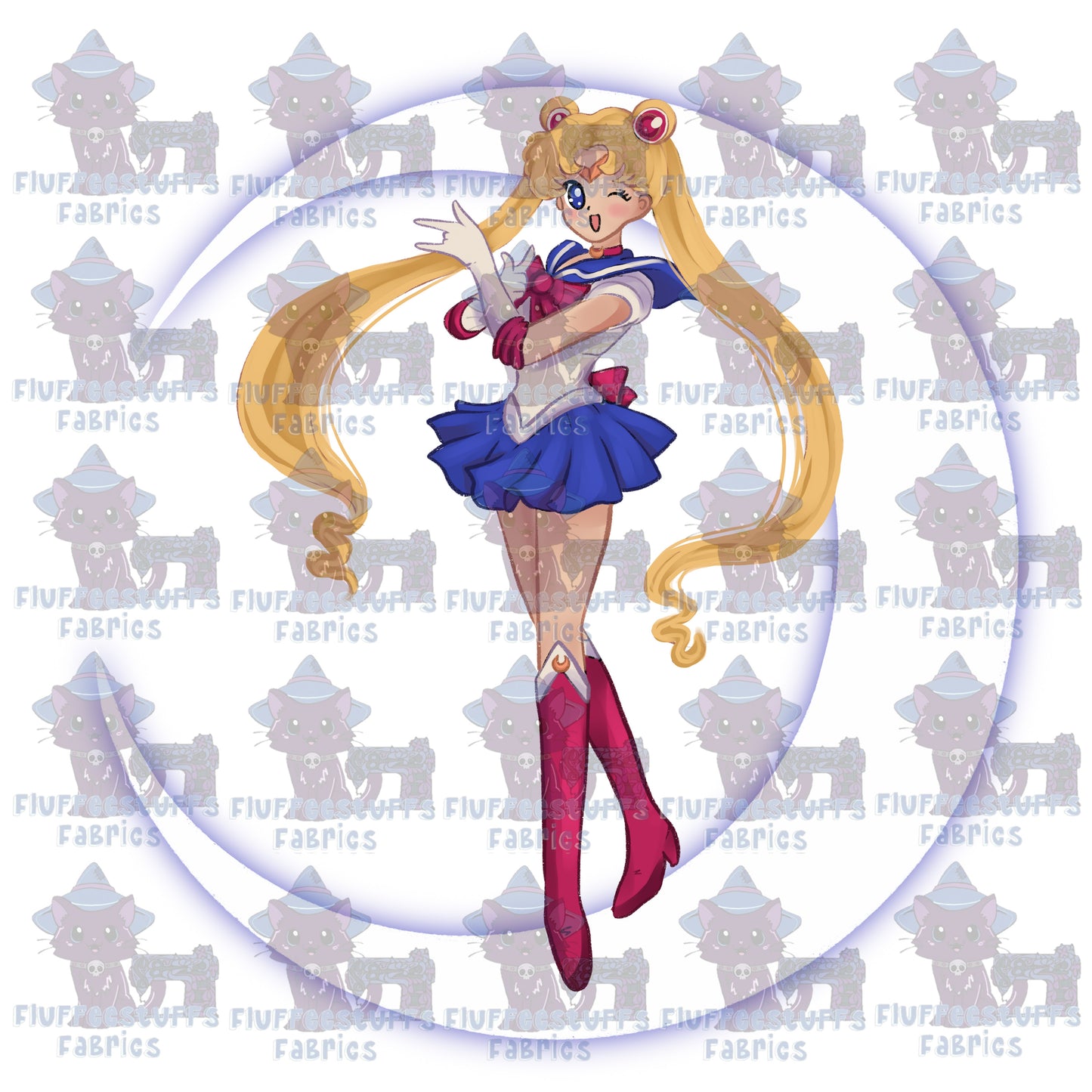 Panel Moon Warrior Girl