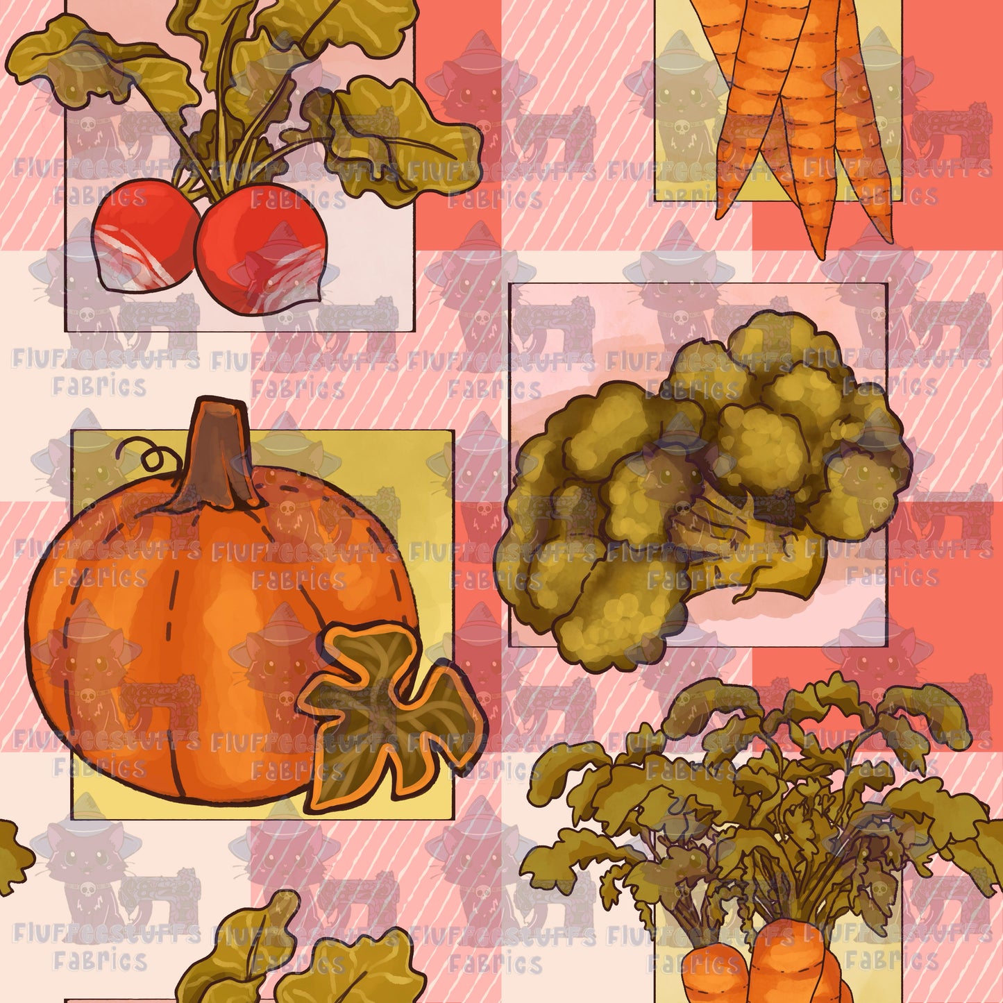 Patchwork Garden Veggies A