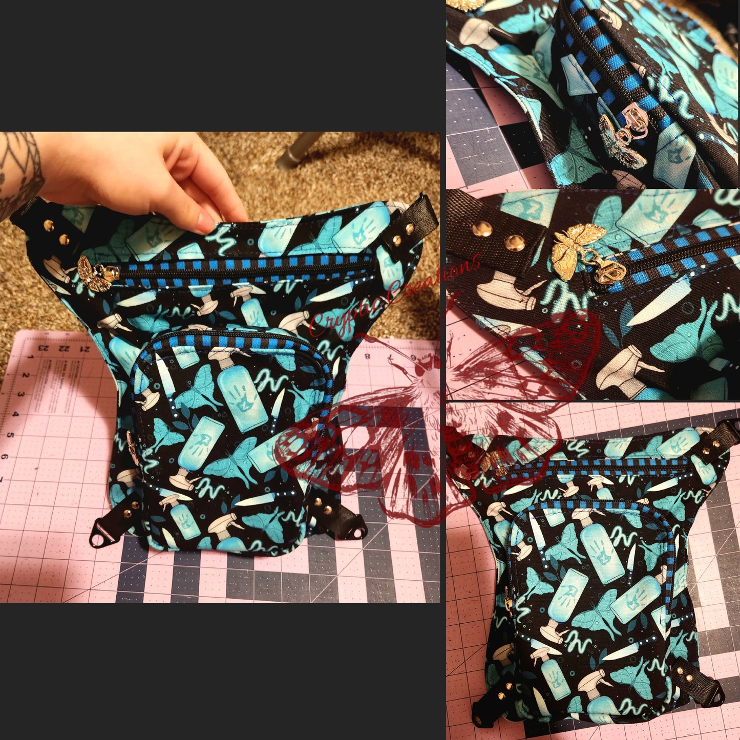 Luminol Moth Hip Bag