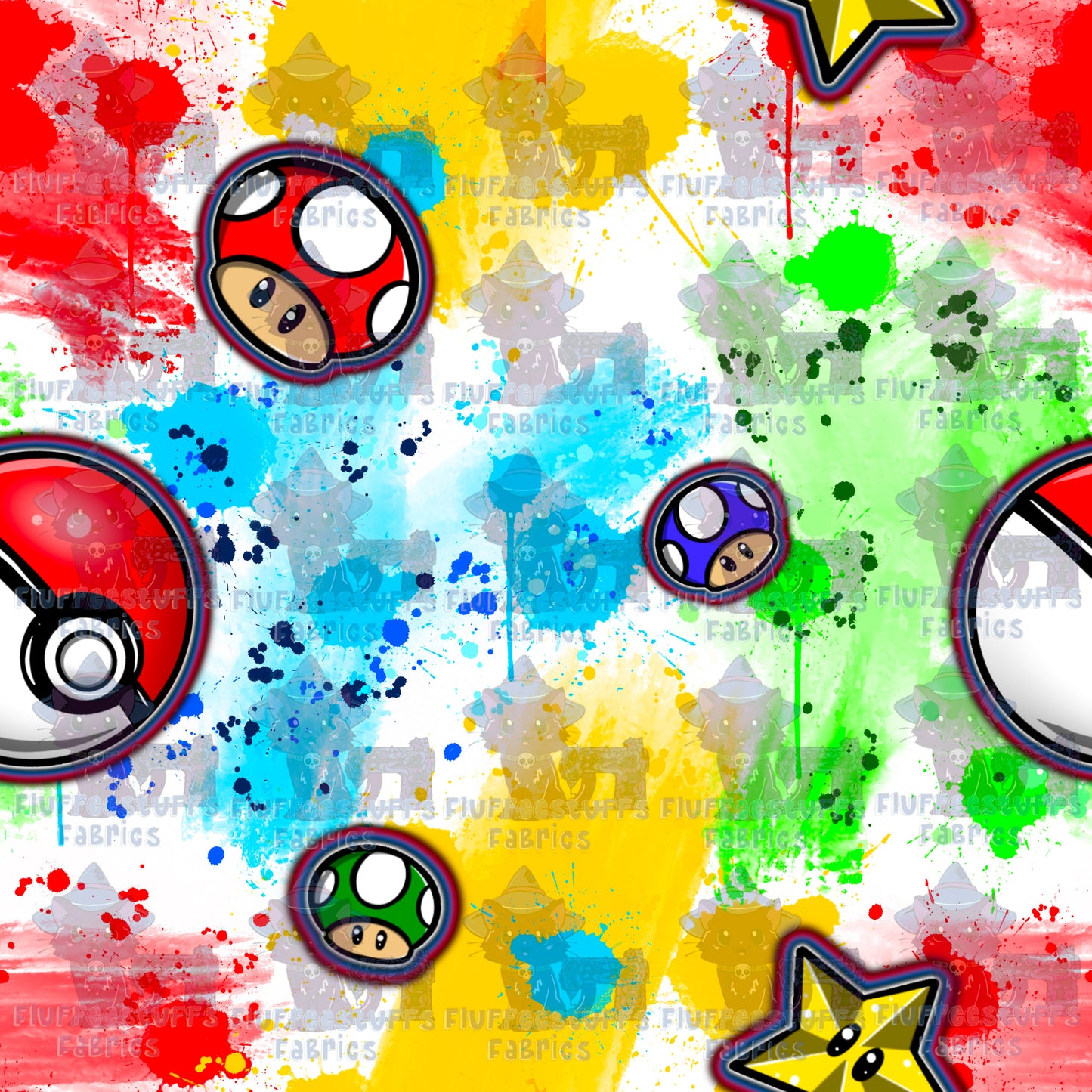 Pocket Pals Plumber Mashup Coord