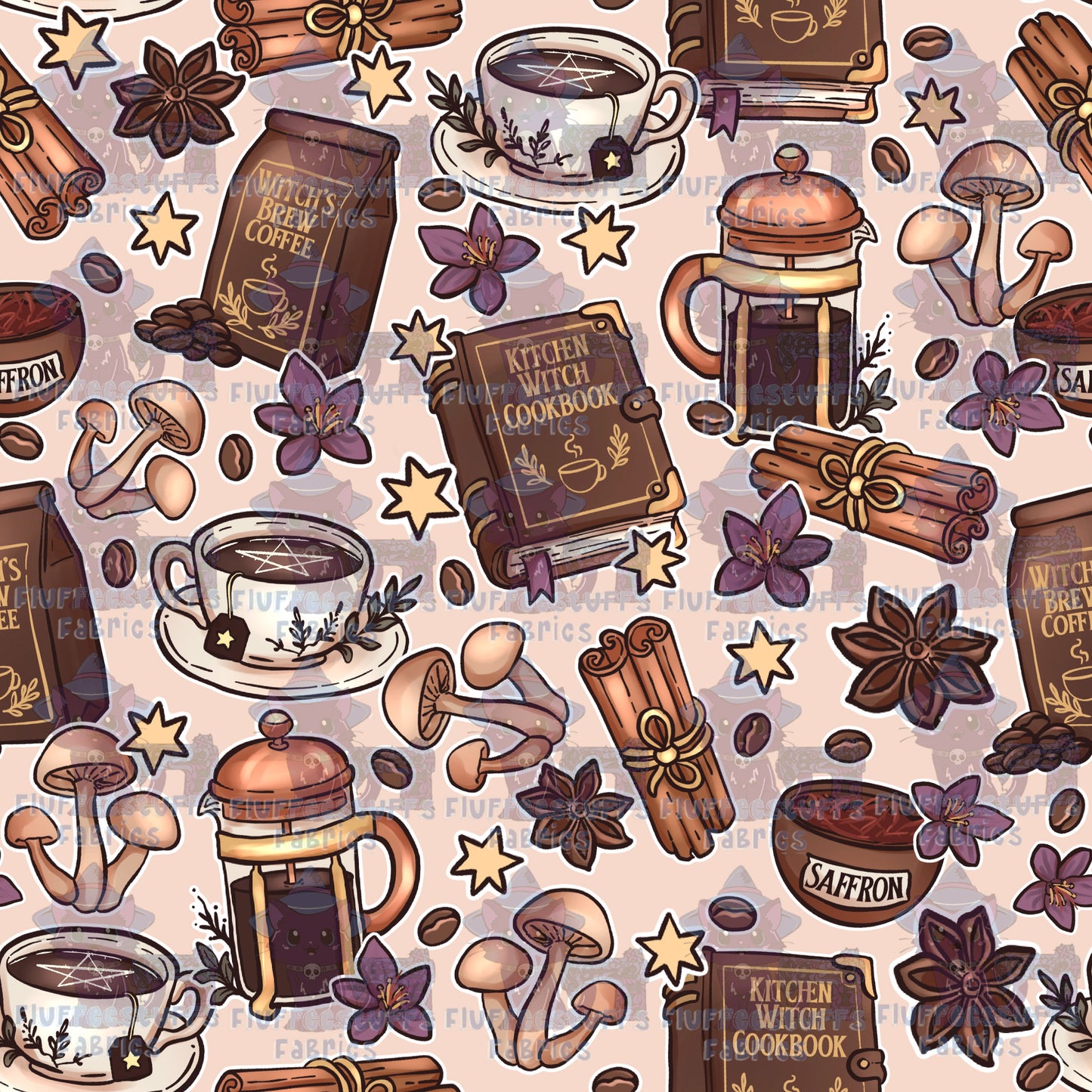 Pocket Pals Witchy Fox Kitchen Coord B