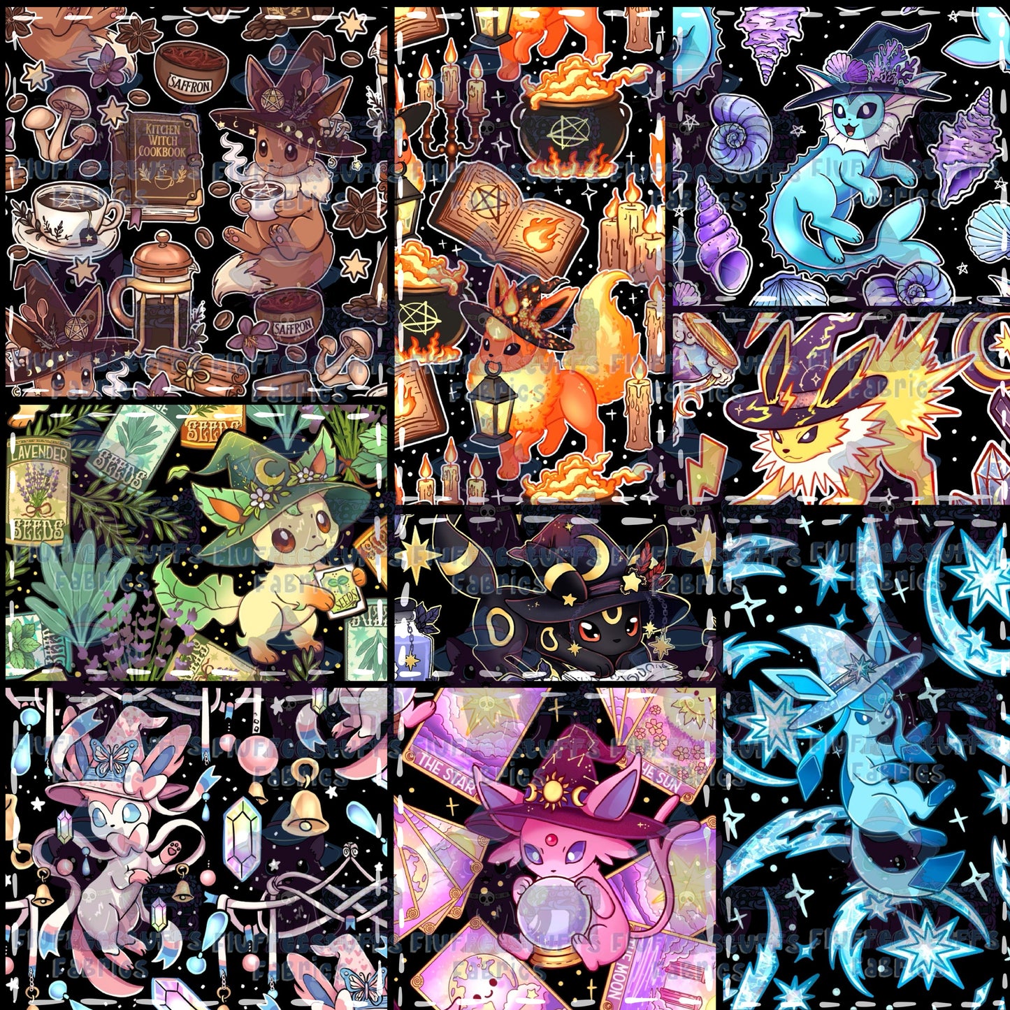 Pocket Pals Witchy Fox Quilt B