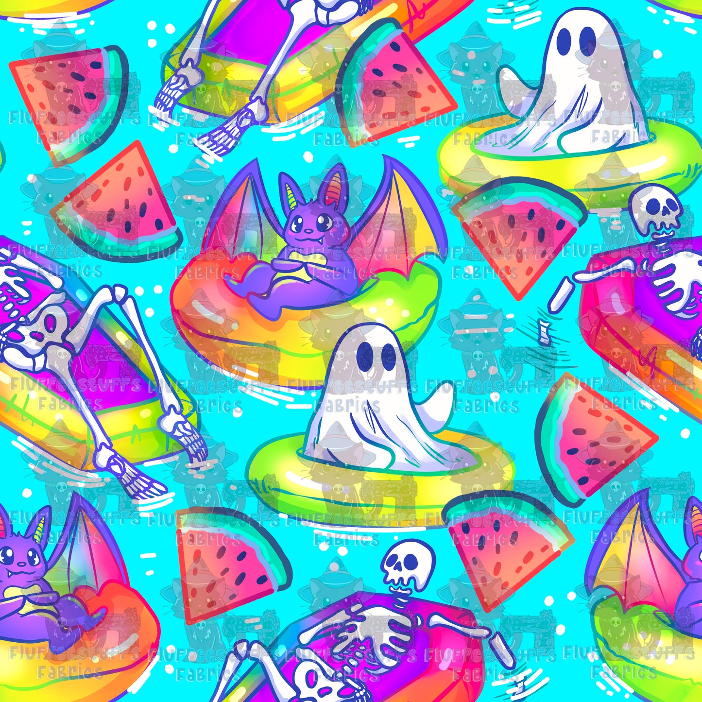 Poolside Floaties Dead Friends Day