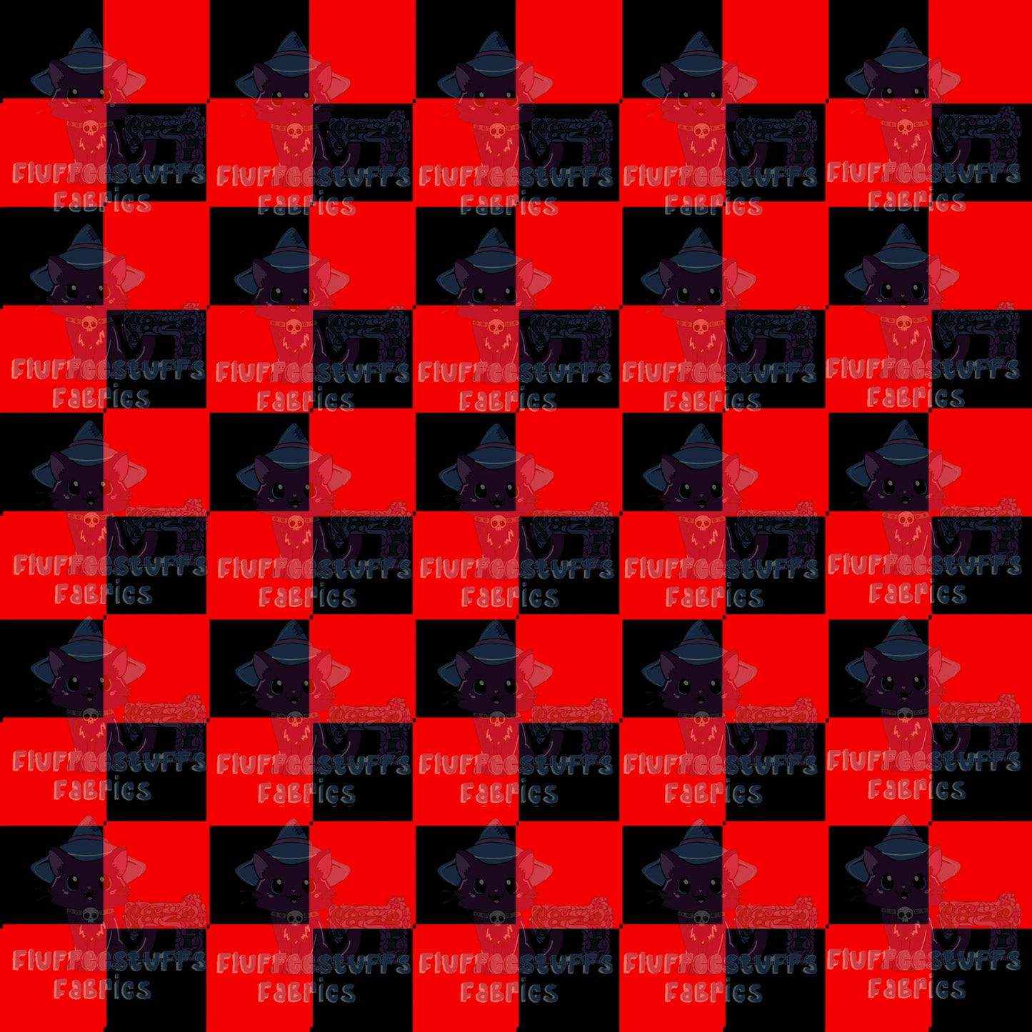 Red and Black Checker