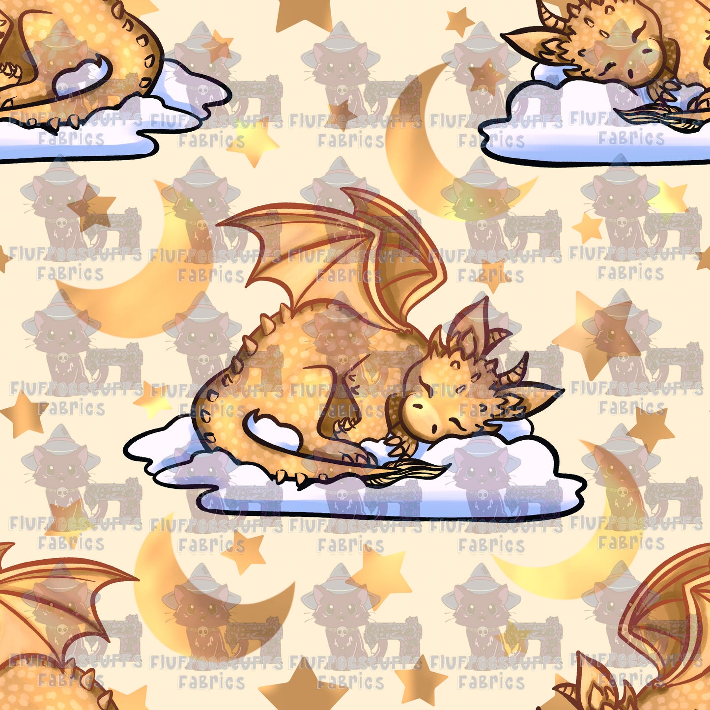 Sleepy Gold Dragon Cream