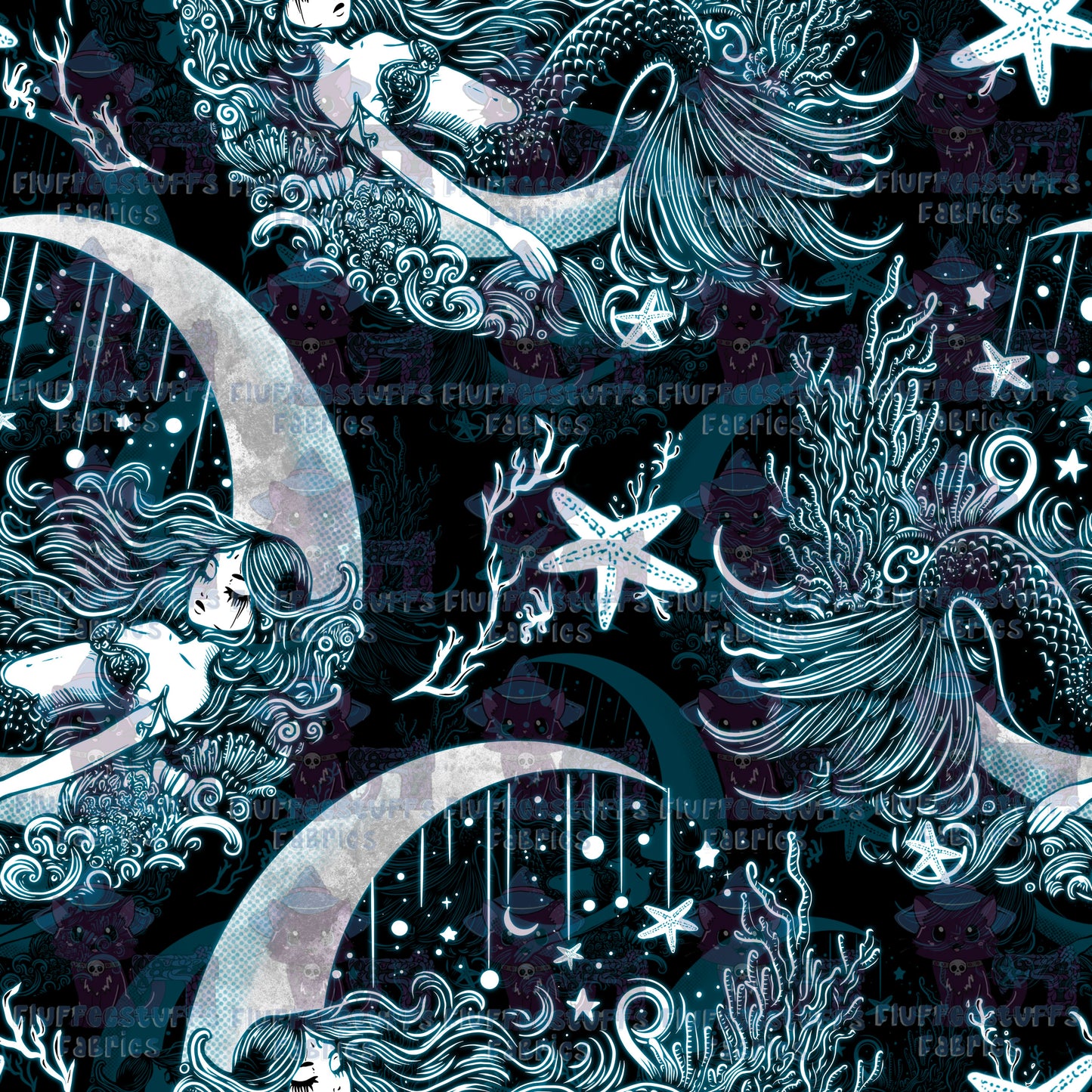 Sleepy Mermaid Gothic