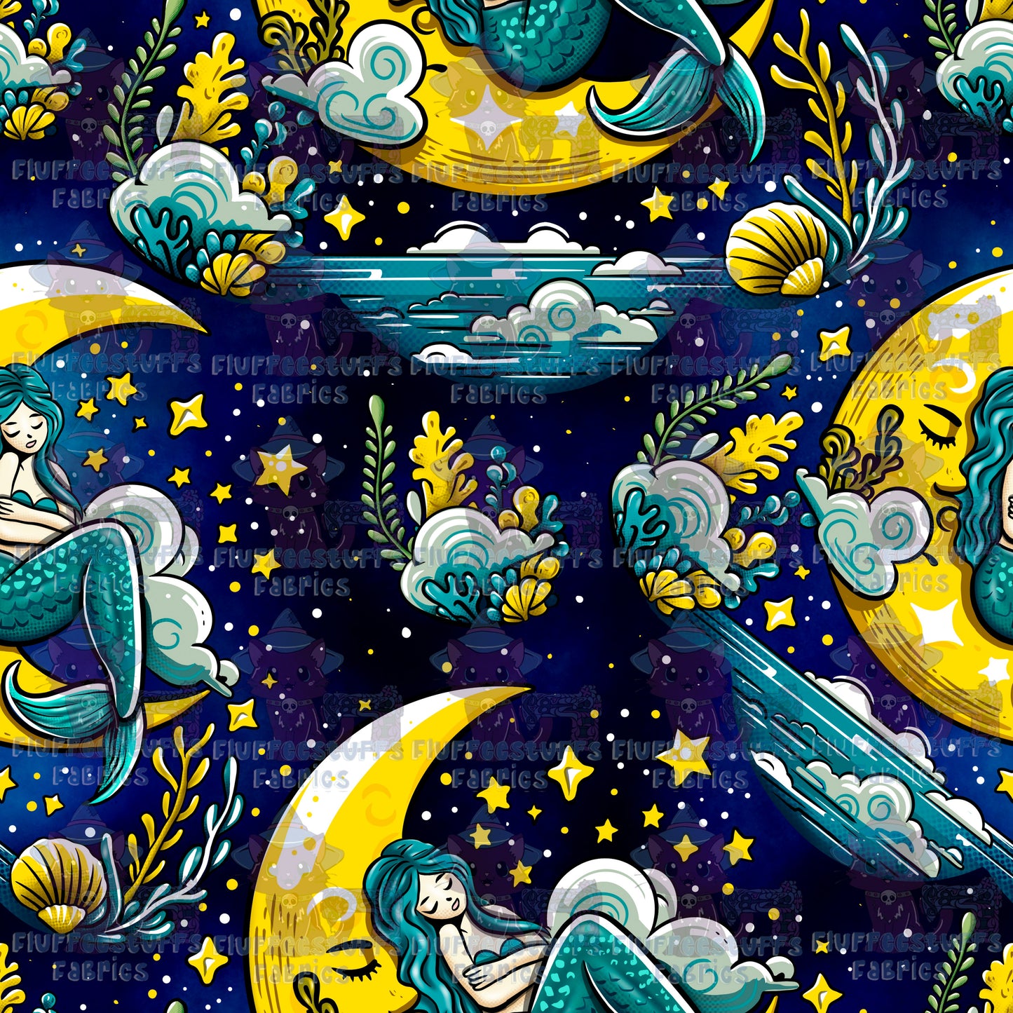 Sleepy Mermaid Vibrant