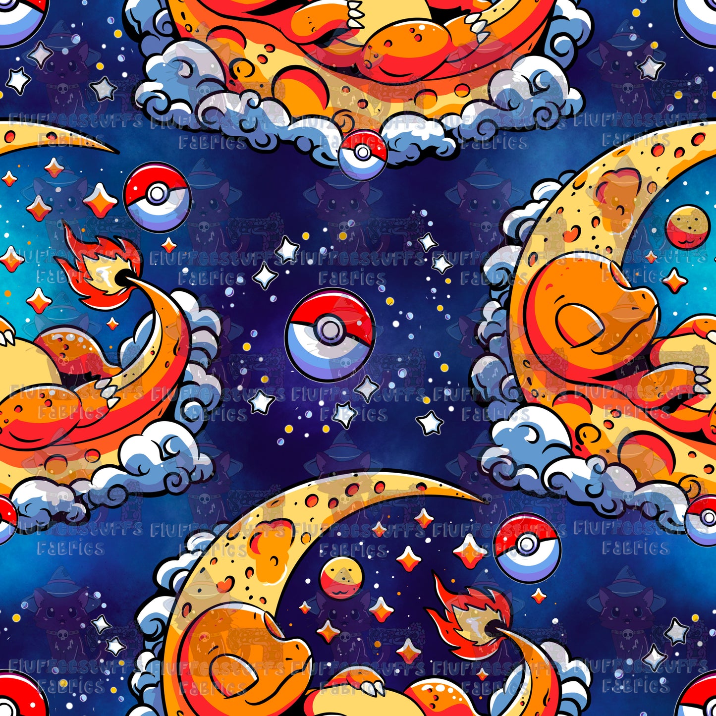 Pocket Pals Sleepy Moon Baby Fire Dragon