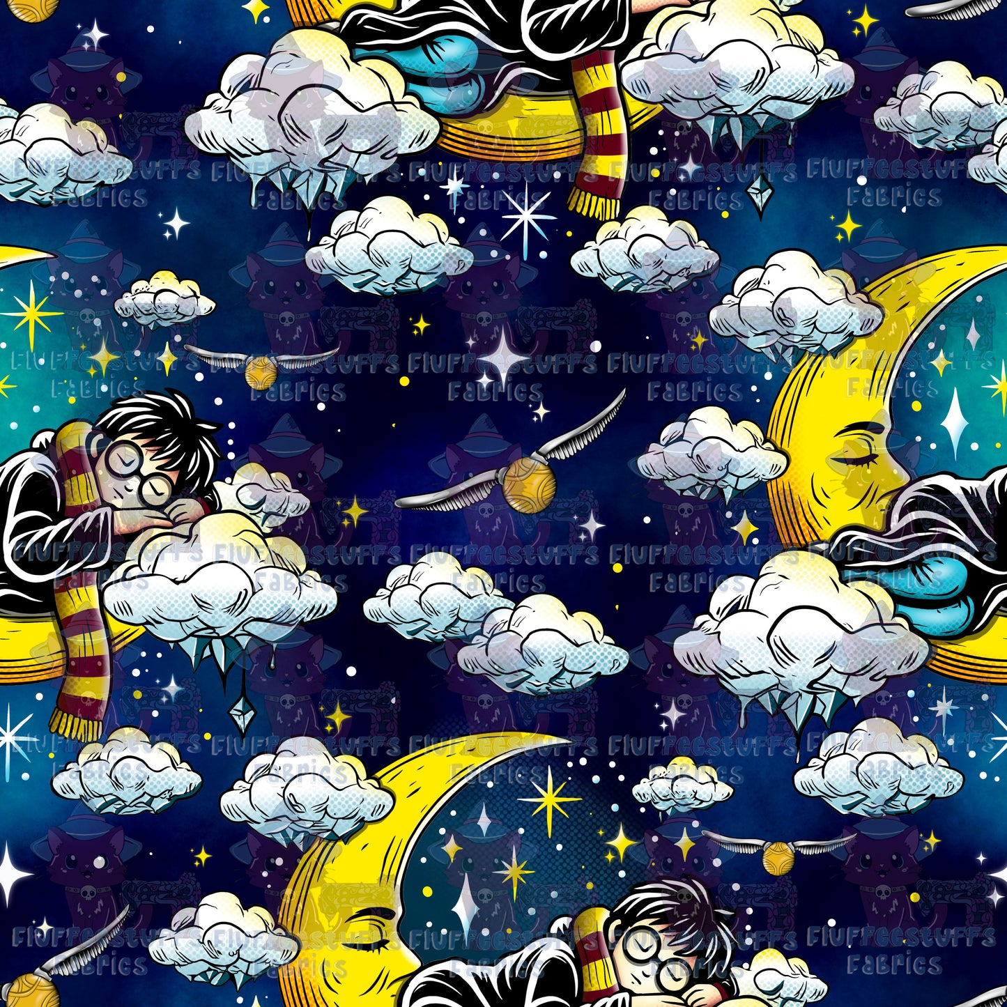 Famous Wizards Sleeping Moon