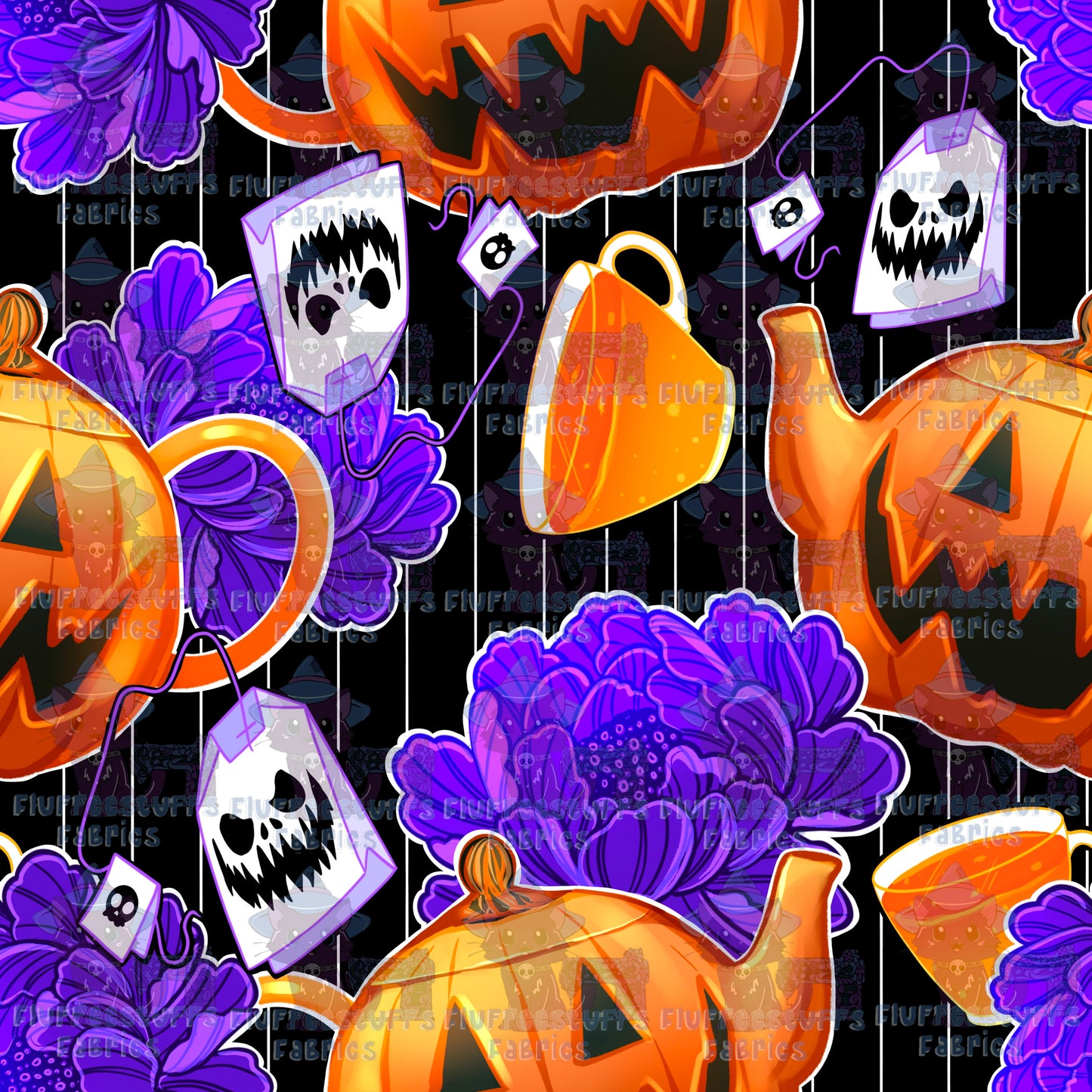 Tea Time Jack O Lantern