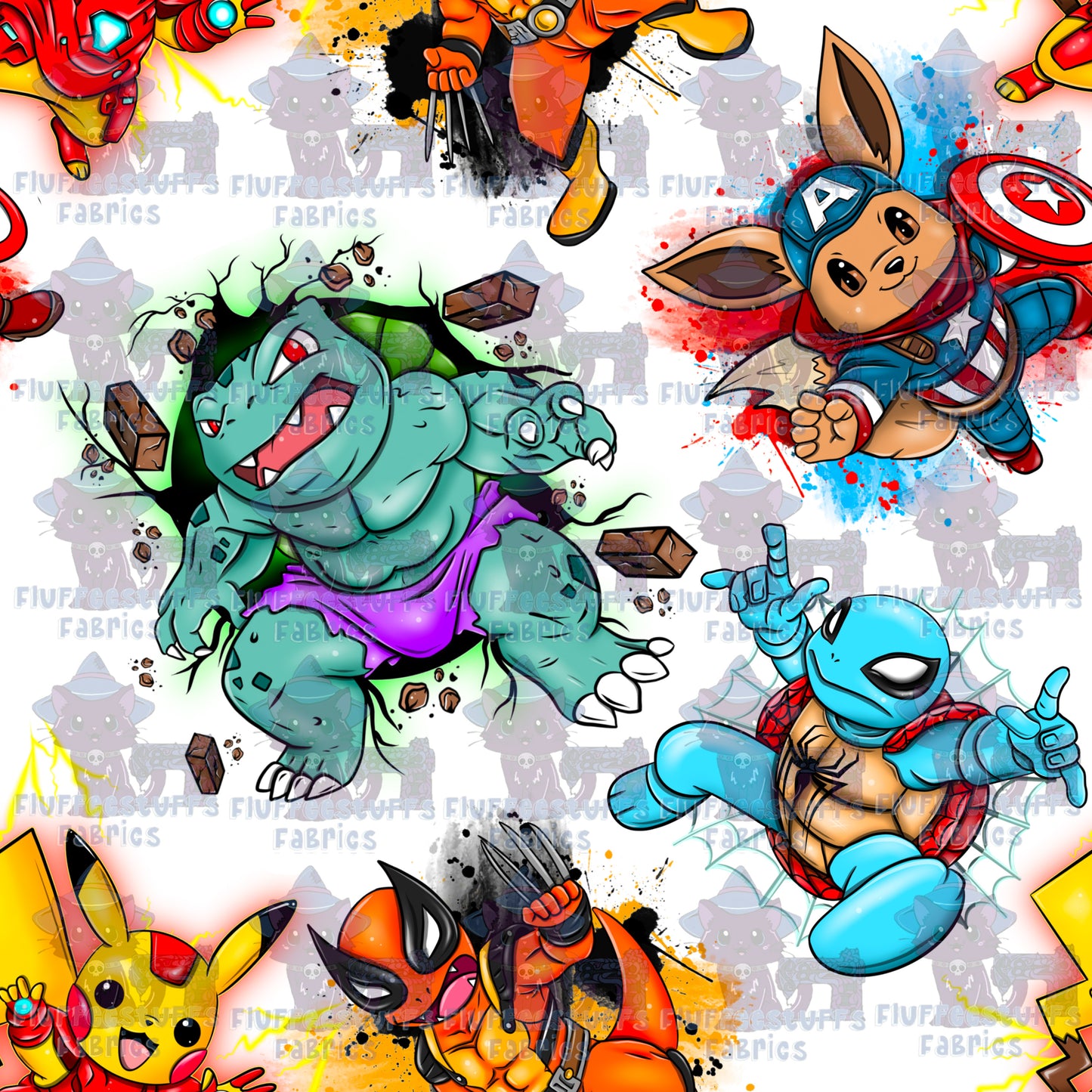 Transparent Pocket Pals Superheroes