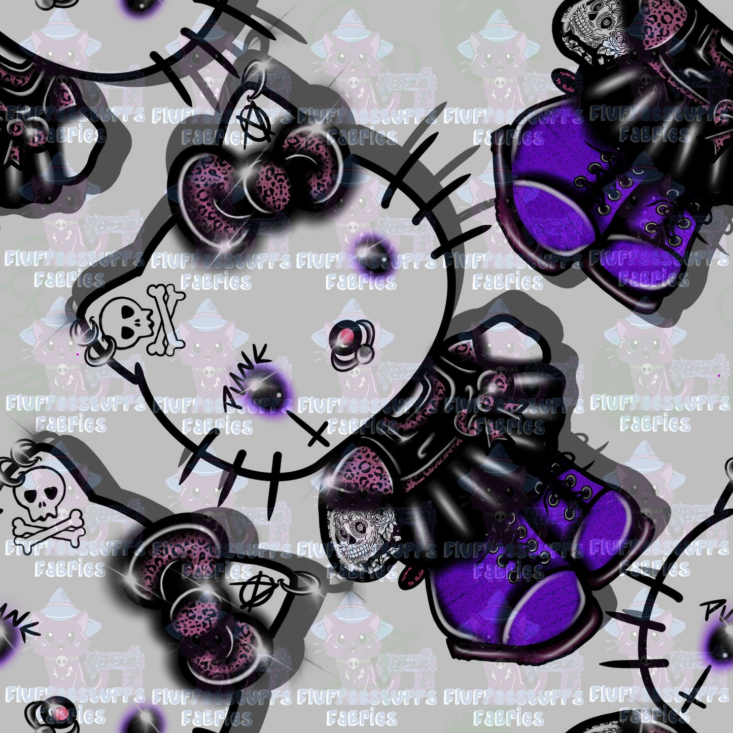 Transparent Sanrio Friends Punk Kitty