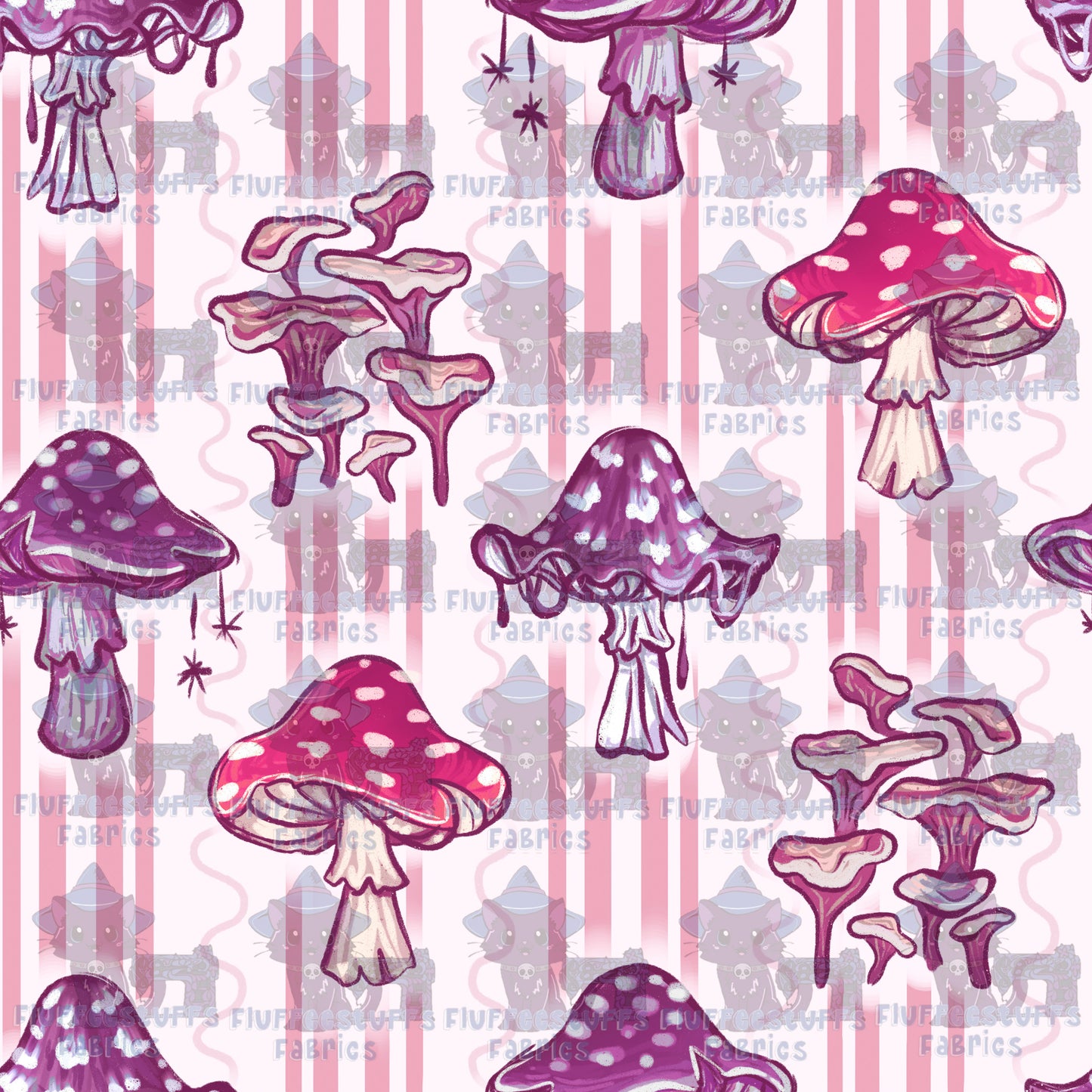 Vintage Mushrooms Sheets A
